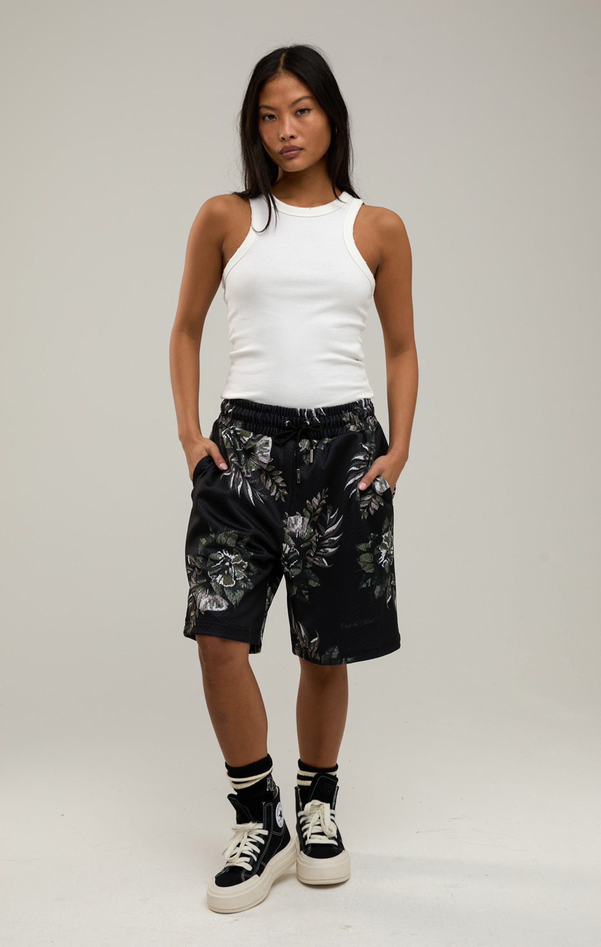 BOTANICAL MESH SHORTS