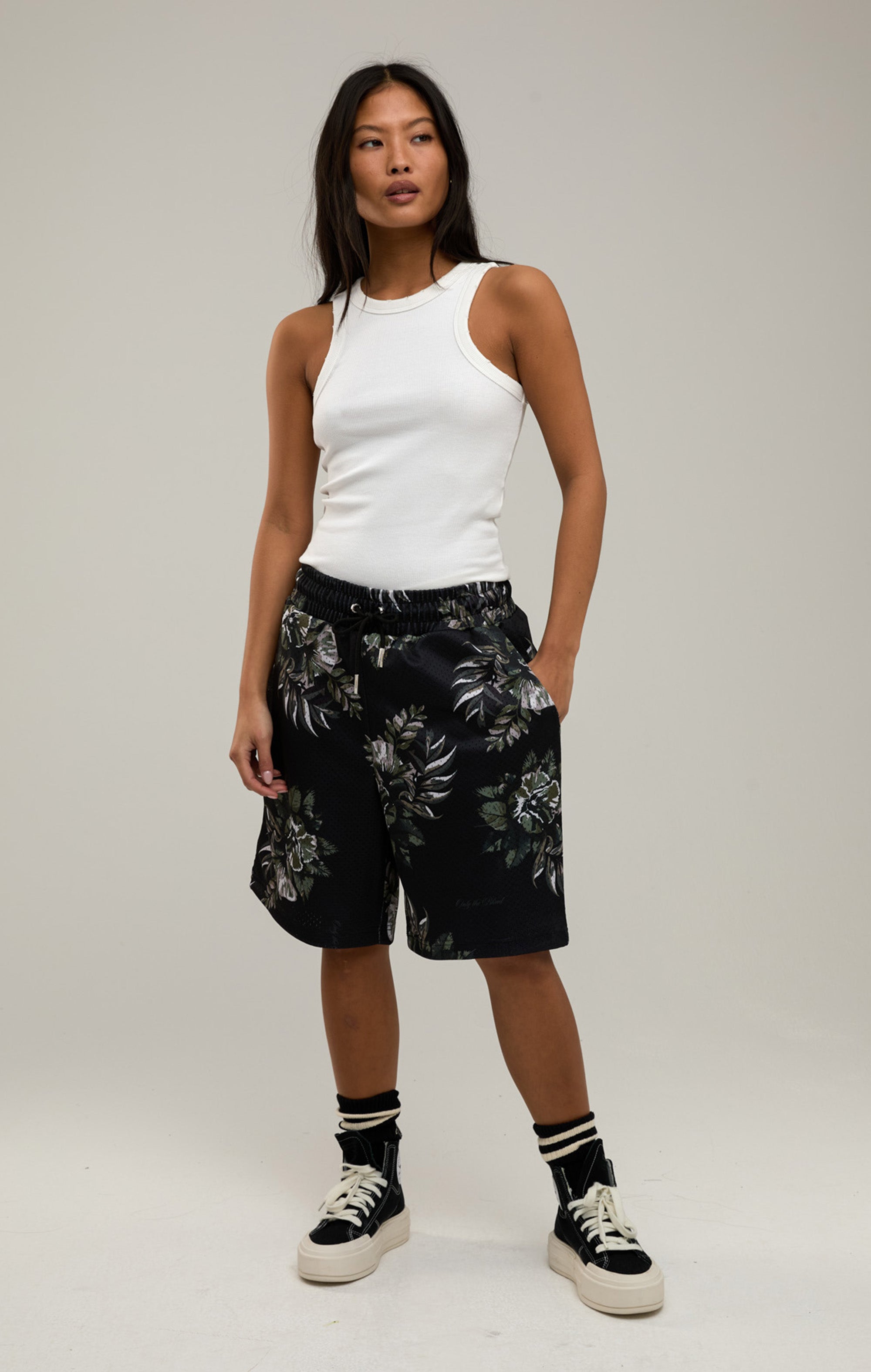BOTANICAL MESH SHORTS