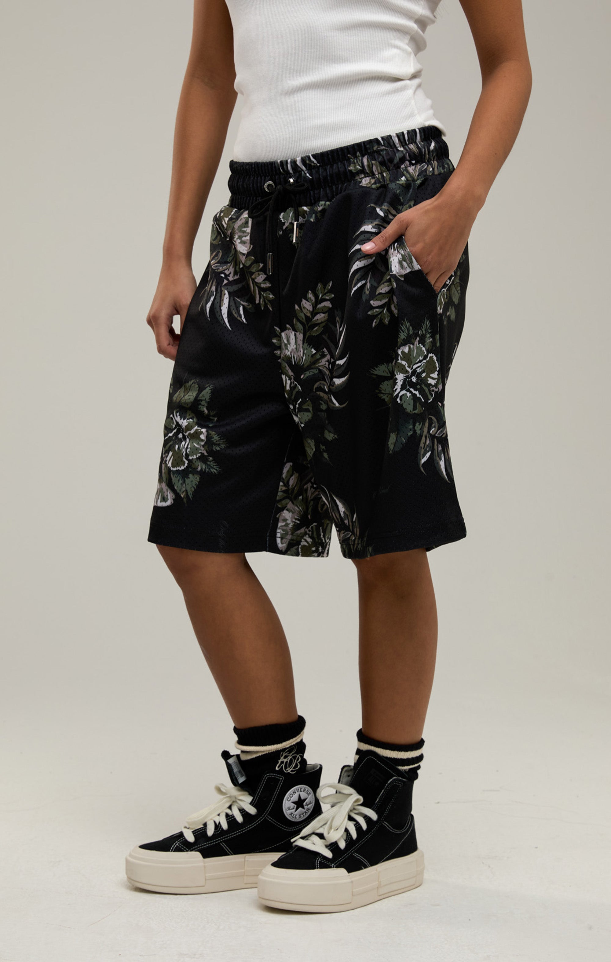BOTANICAL MESH SHORTS