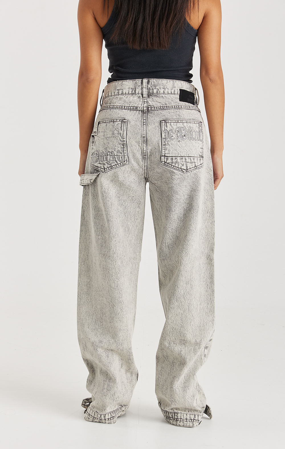 GREY ECLIPSE DENIM JEANS - ONLY THE BLIND™