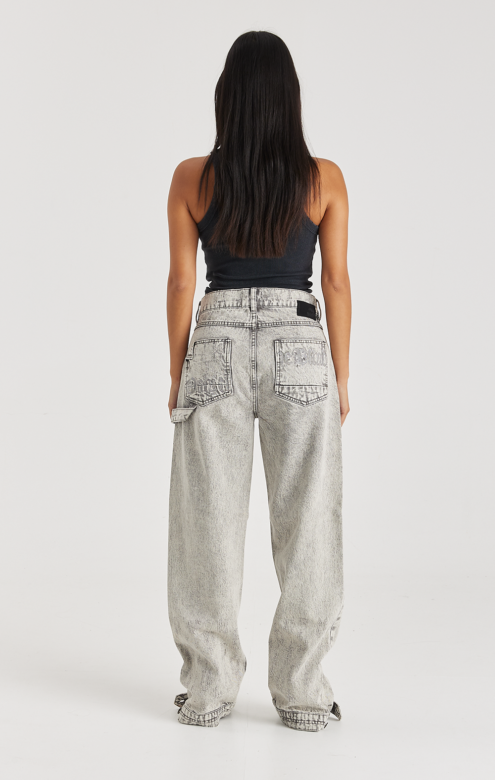 GREY ECLIPSE DENIM JEANS - ONLY THE BLIND™