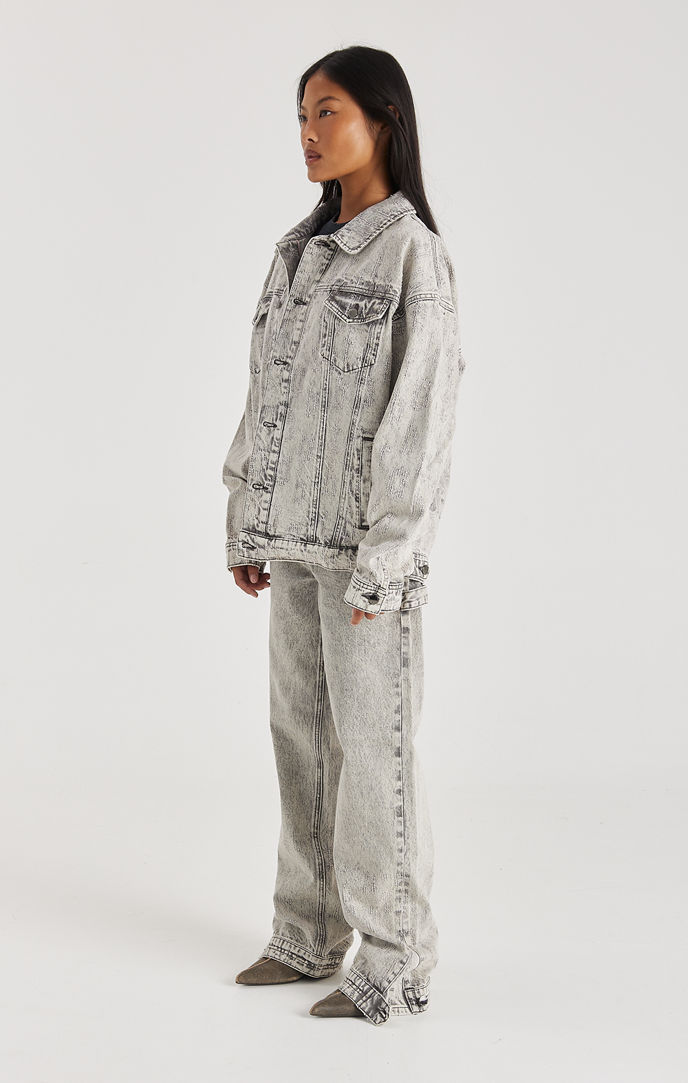 GREY ECLIPSE DENIM JEANS - ONLY THE BLIND™