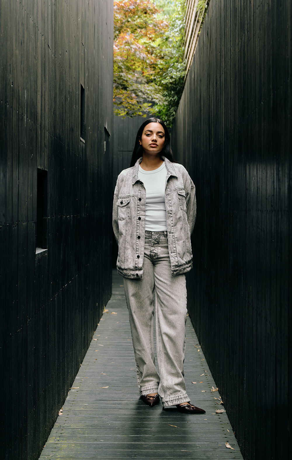 GREY ECLIPSE DENIM JACKET - ONLY THE BLIND™