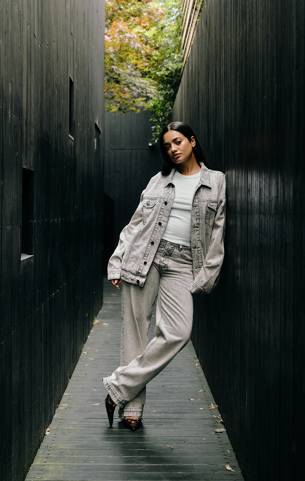 GREY ECLIPSE DENIM JACKET - ONLY THE BLIND™