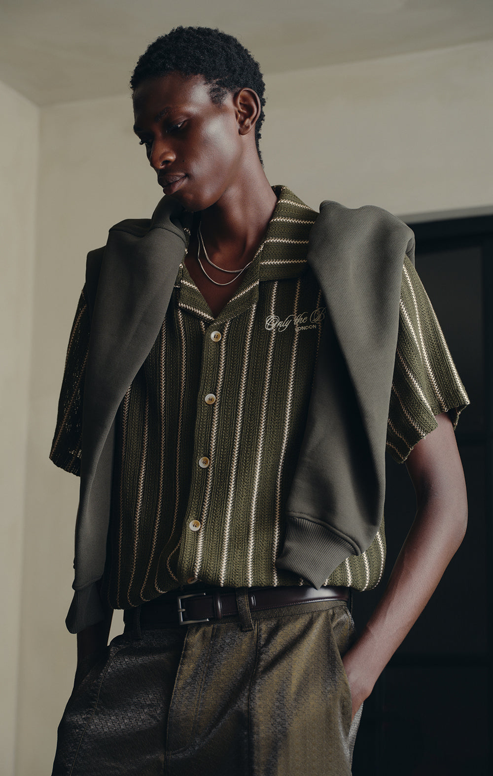 GREENWOOD CROCHET SHIRT
