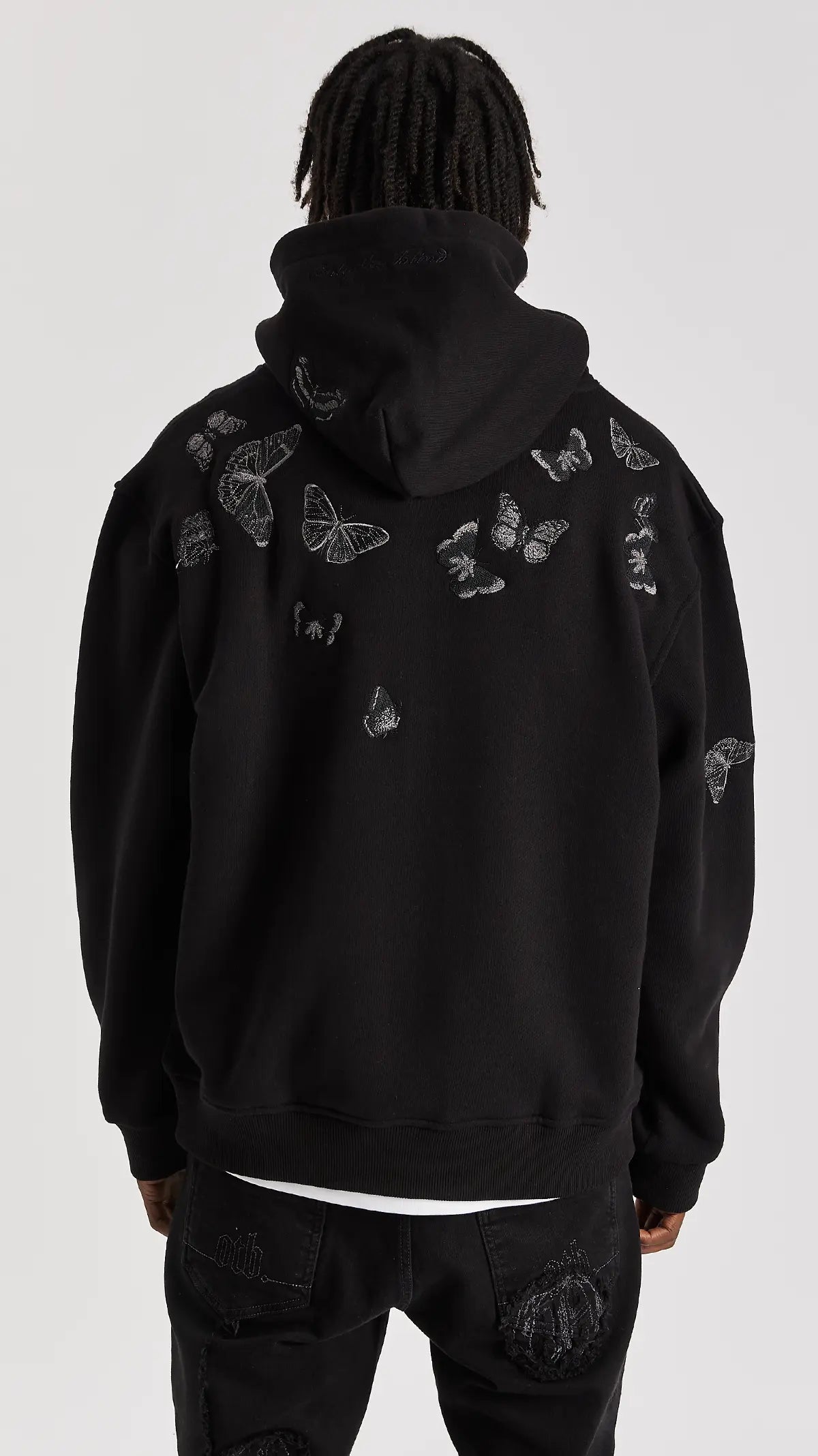 Embroidered Butterfly Hoodie - ONLY THE BLIND™