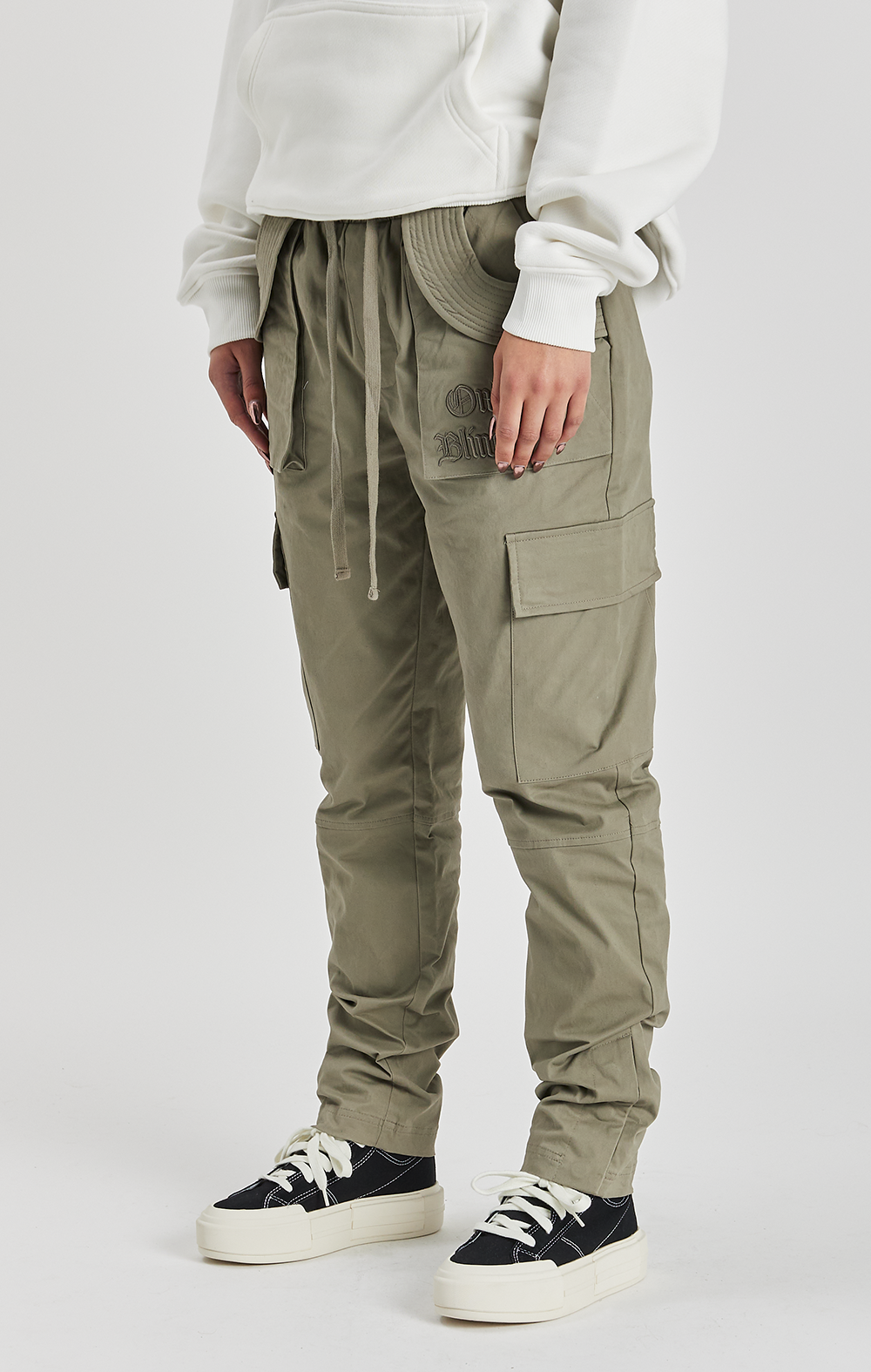 KHAKI TWILL CARGO PANT - ONLY THE BLIND™