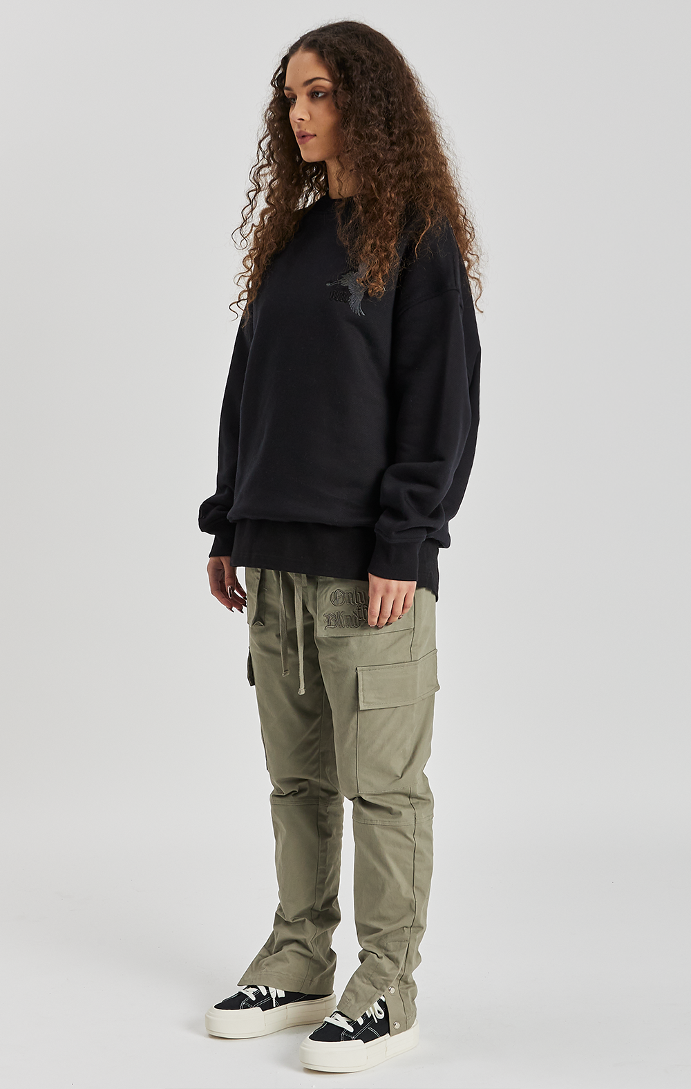 Dark Crane Statement Crew - ONLY THE BLIND™