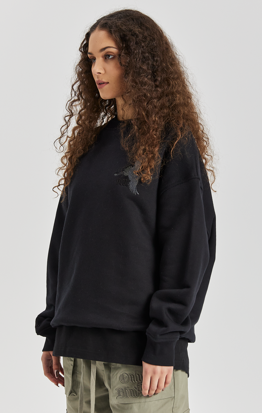 Dark Crane Statement Crew - ONLY THE BLIND™