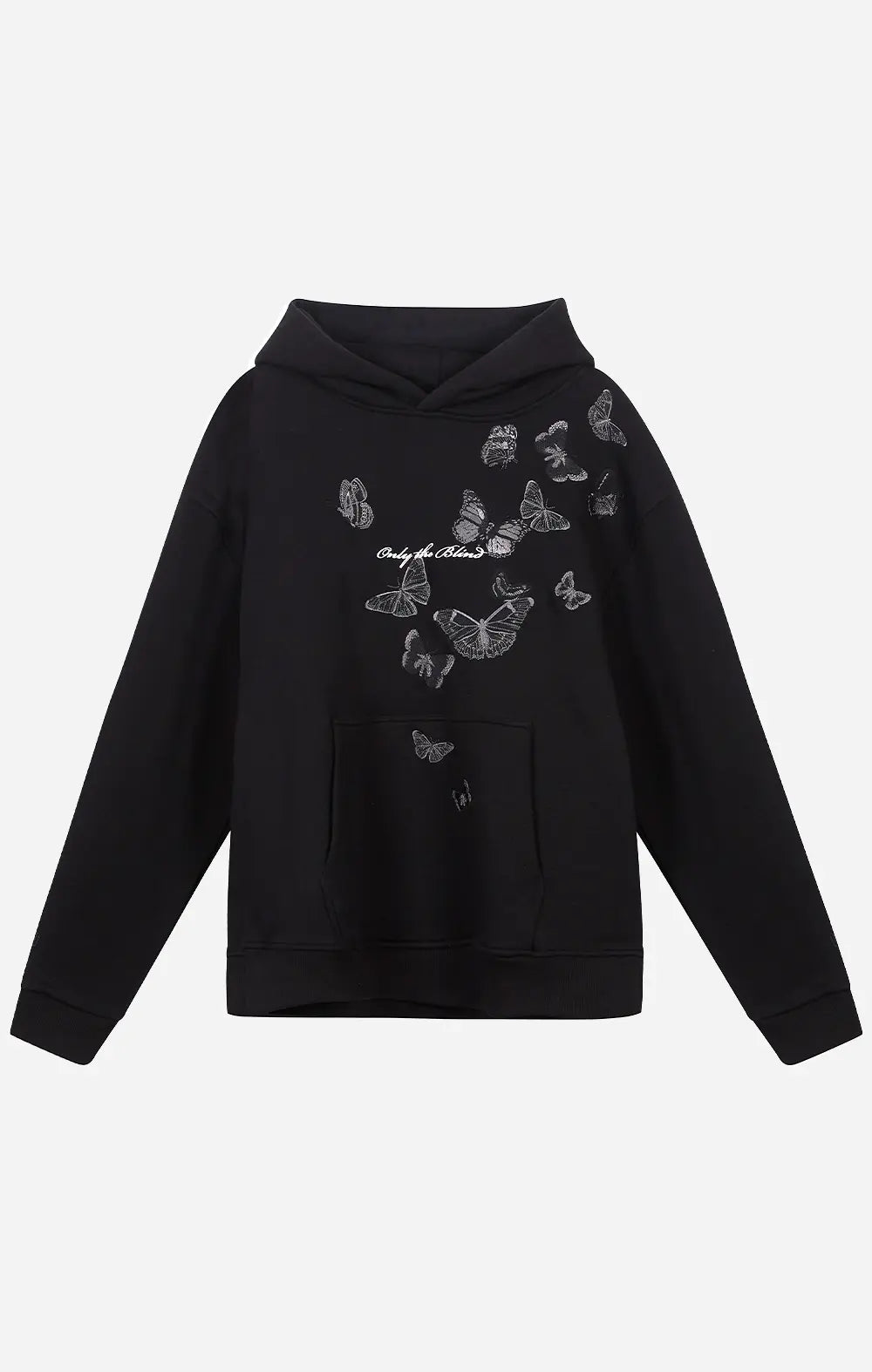 Embroidered Butterfly Hoodie - ONLY THE BLIND™