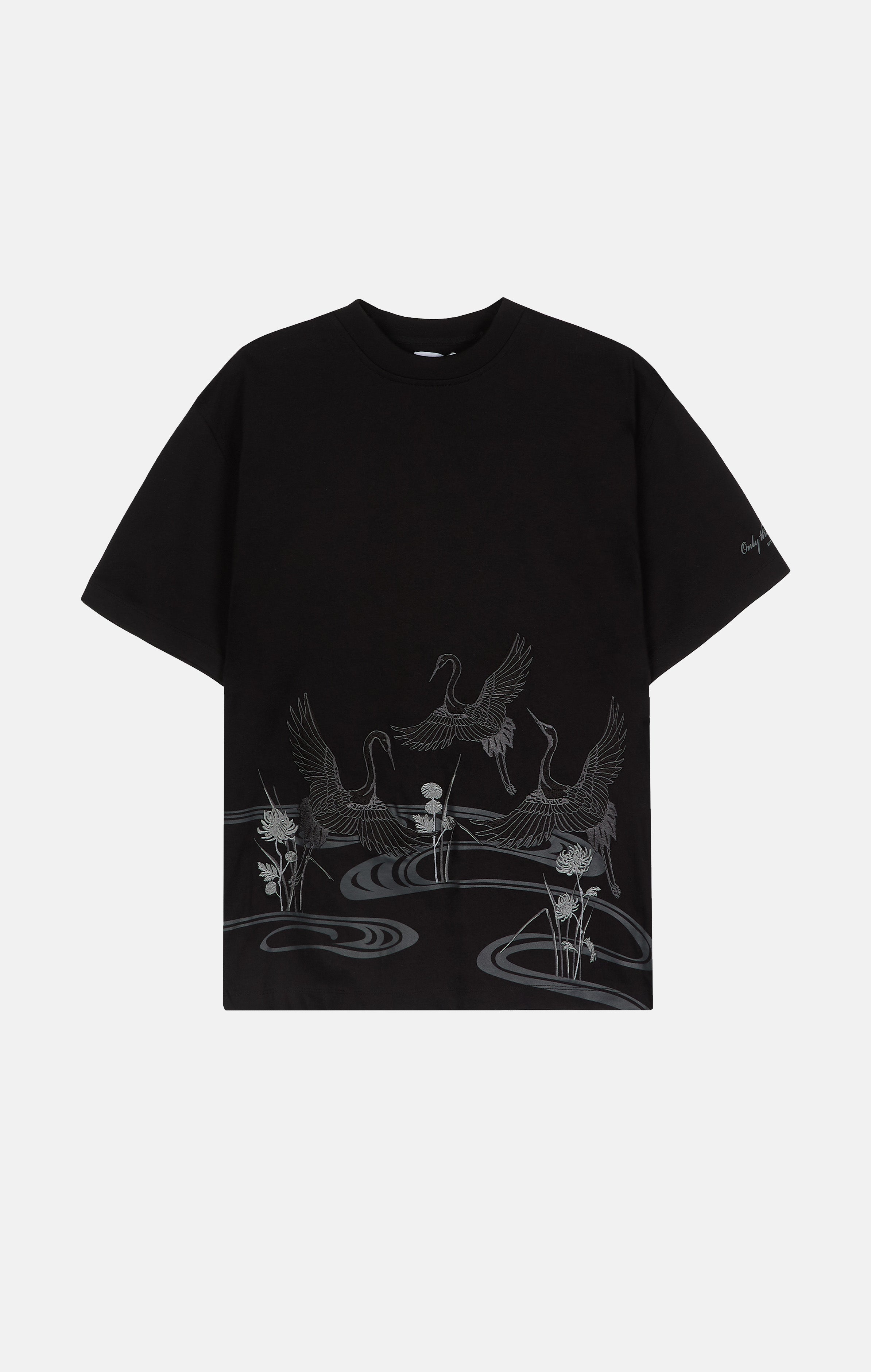 Dark Crane T-shirt - ONLY THE BLIND™