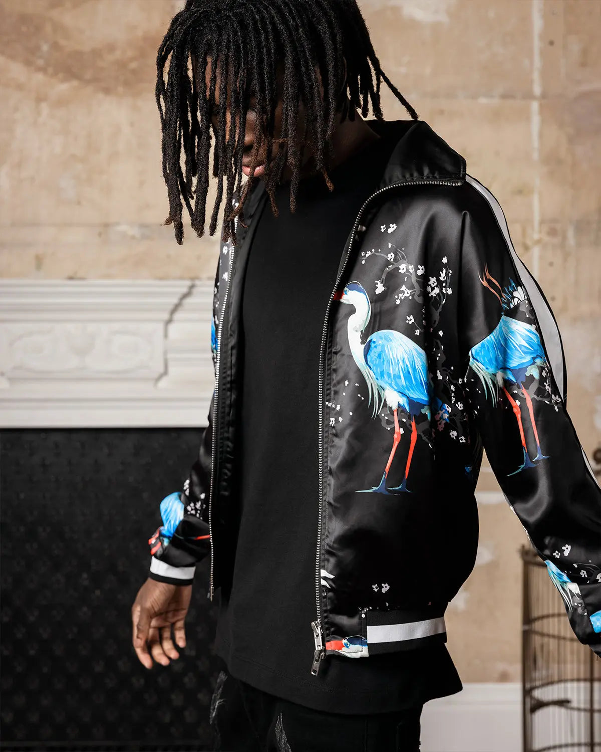 Satin Heron Jacket - ONLY THE BLIND™