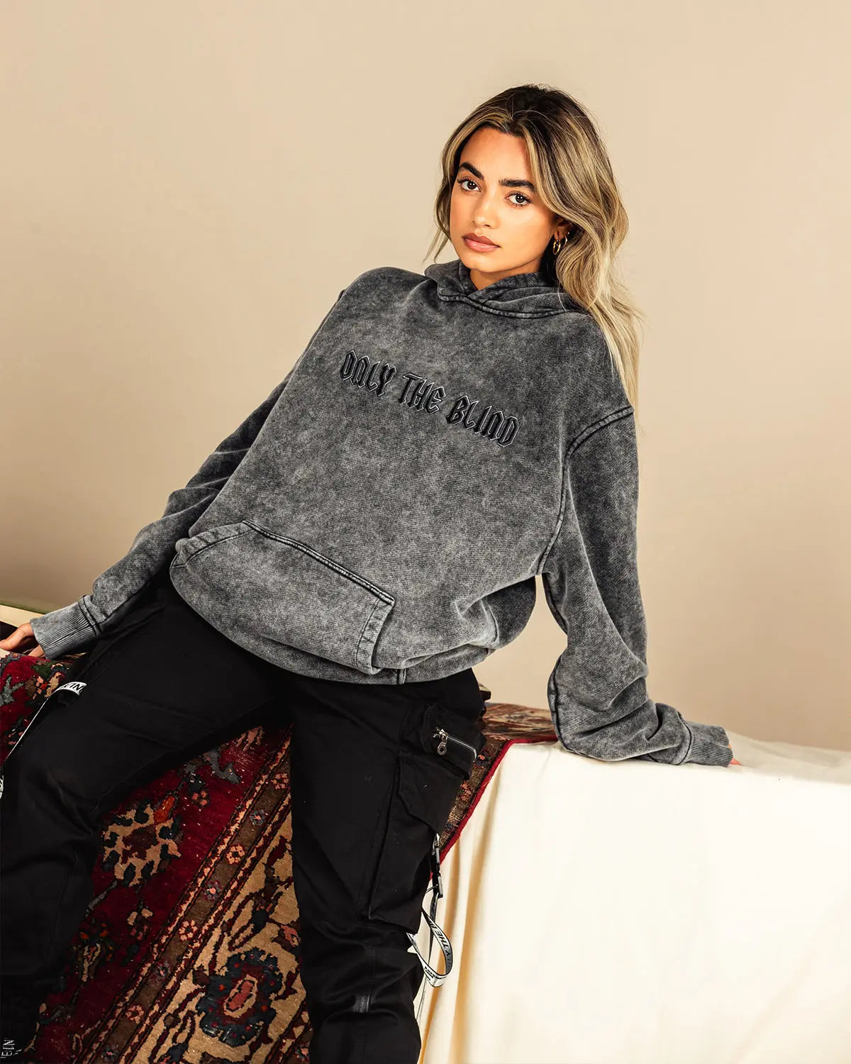 Stonewash Statement Sweatshirt - ONLY THE BLIND™