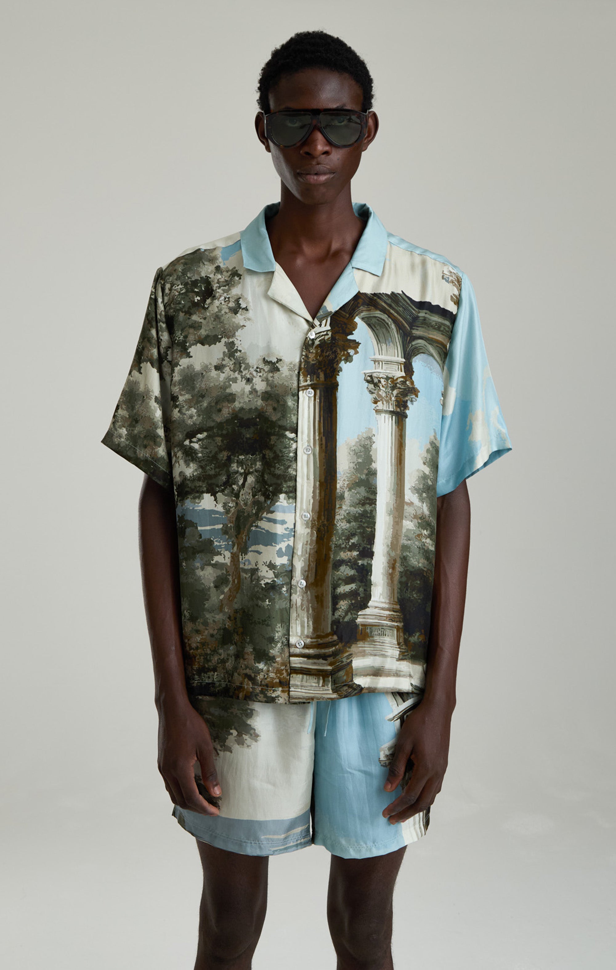 ECHOES OF ANGELS SILK SHIRT