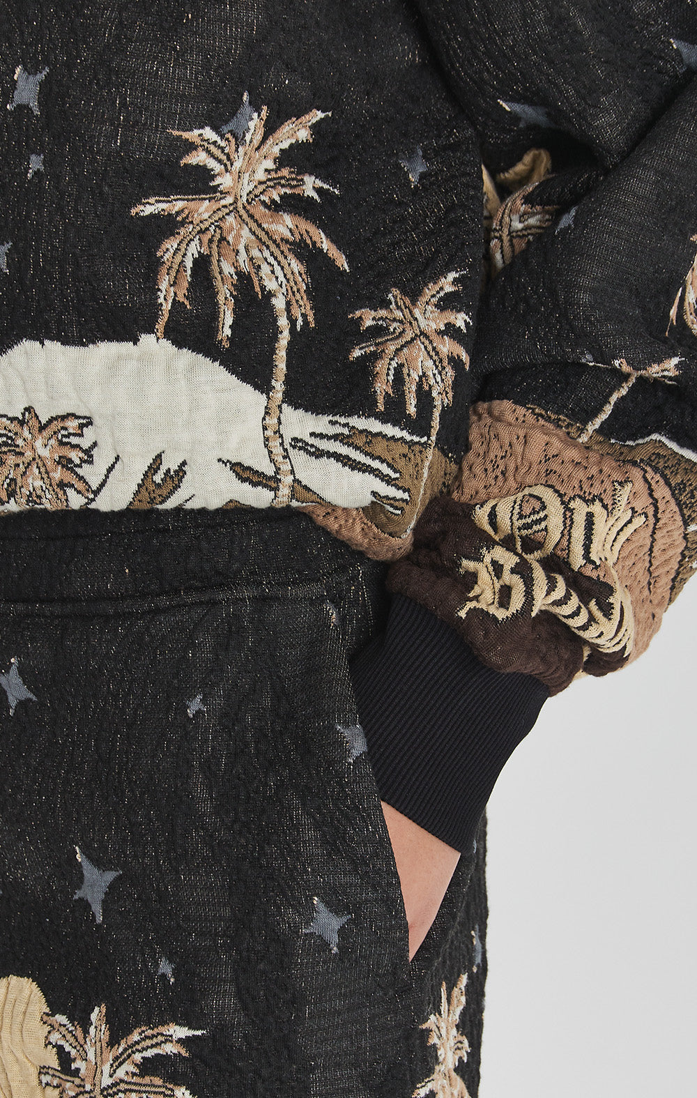 Sepia Mountain Jacquard Shorts - ONLY THE BLIND™