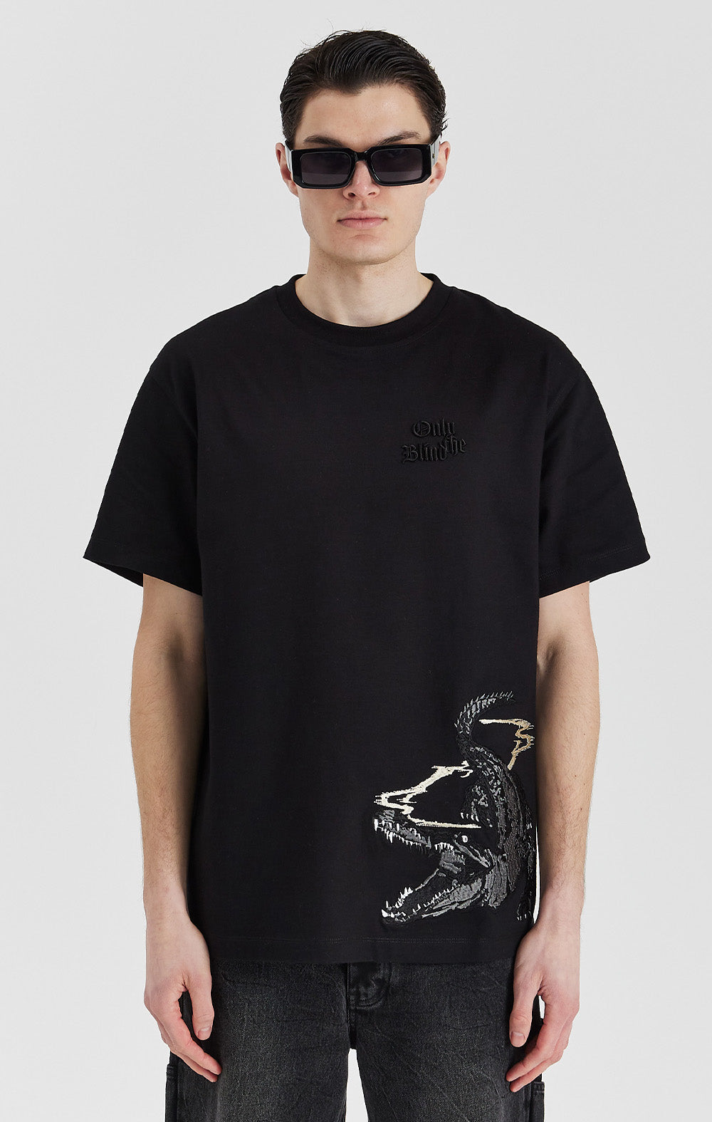 Midnight Alligator T-Shirt - ONLY THE BLIND™