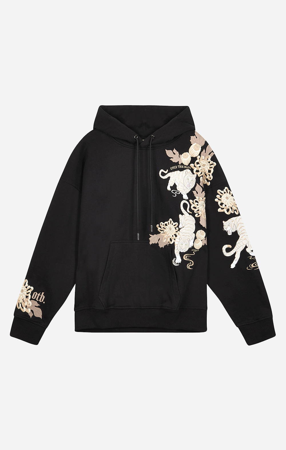 Black Koda Tiger Hoodie - ONLY THE BLIND™