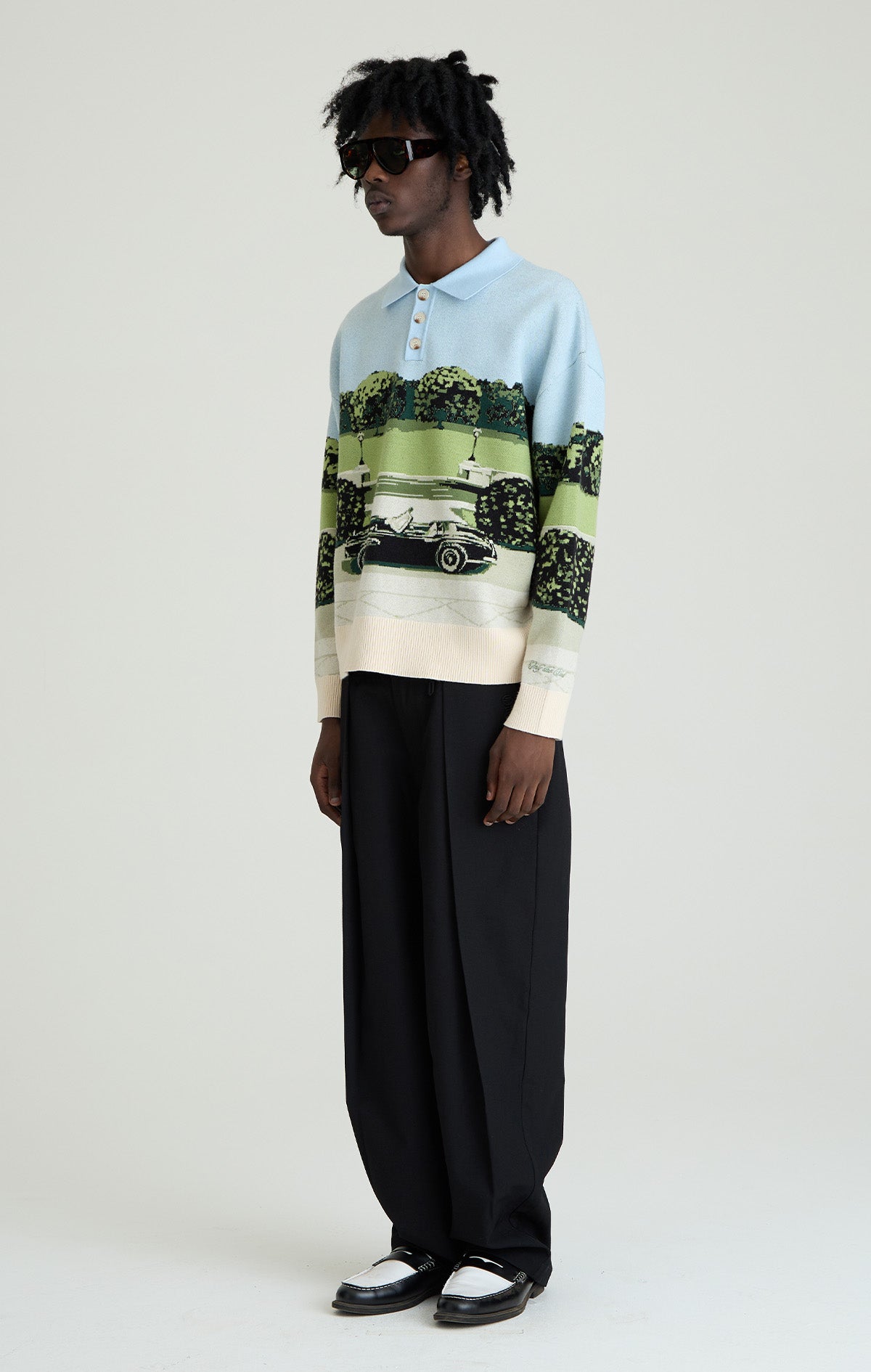 JARDIN DE BLAKE'S KNIT POLO
