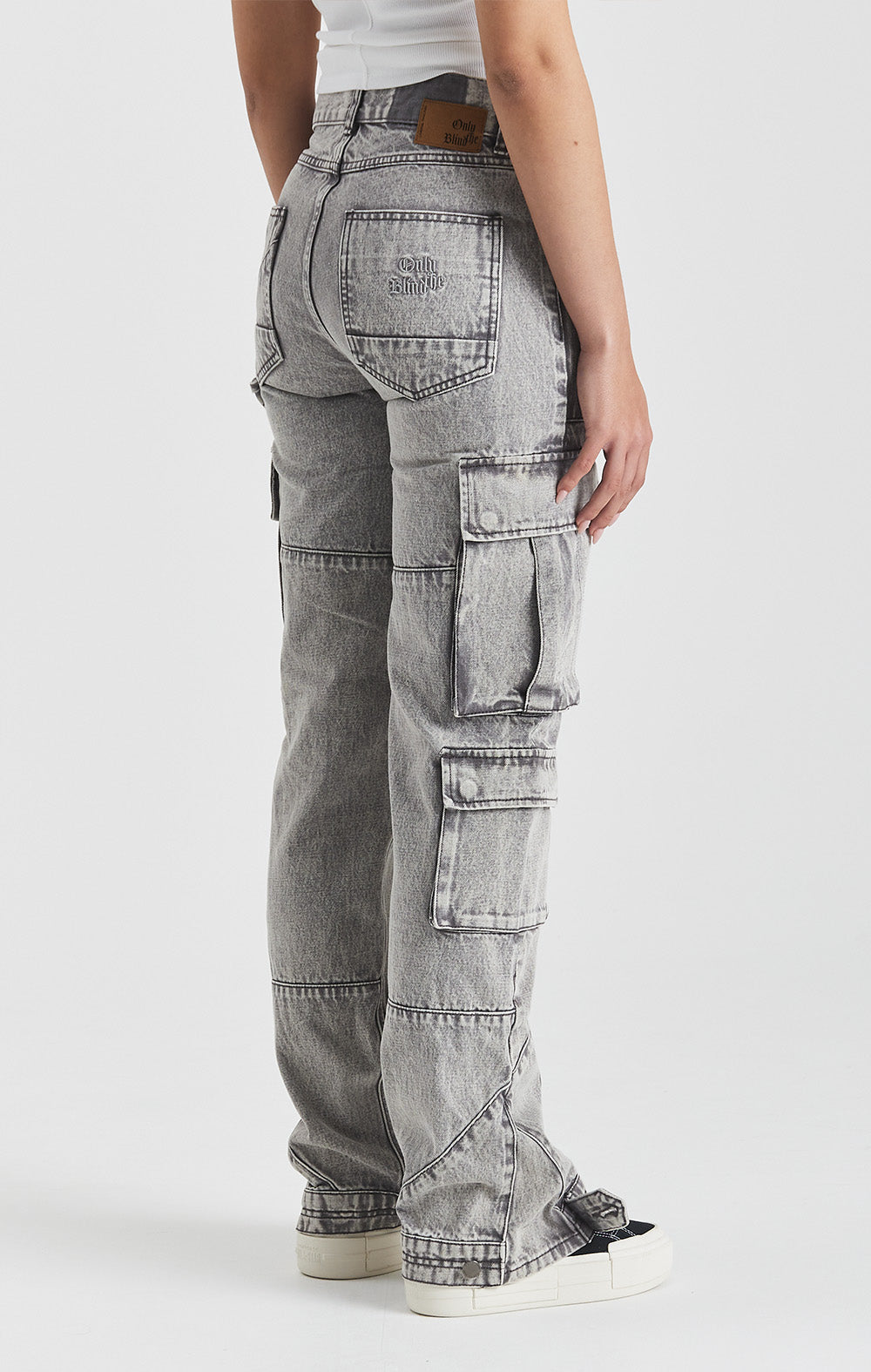 Silver Rock Denim Cargo Jeans - ONLY THE BLIND™