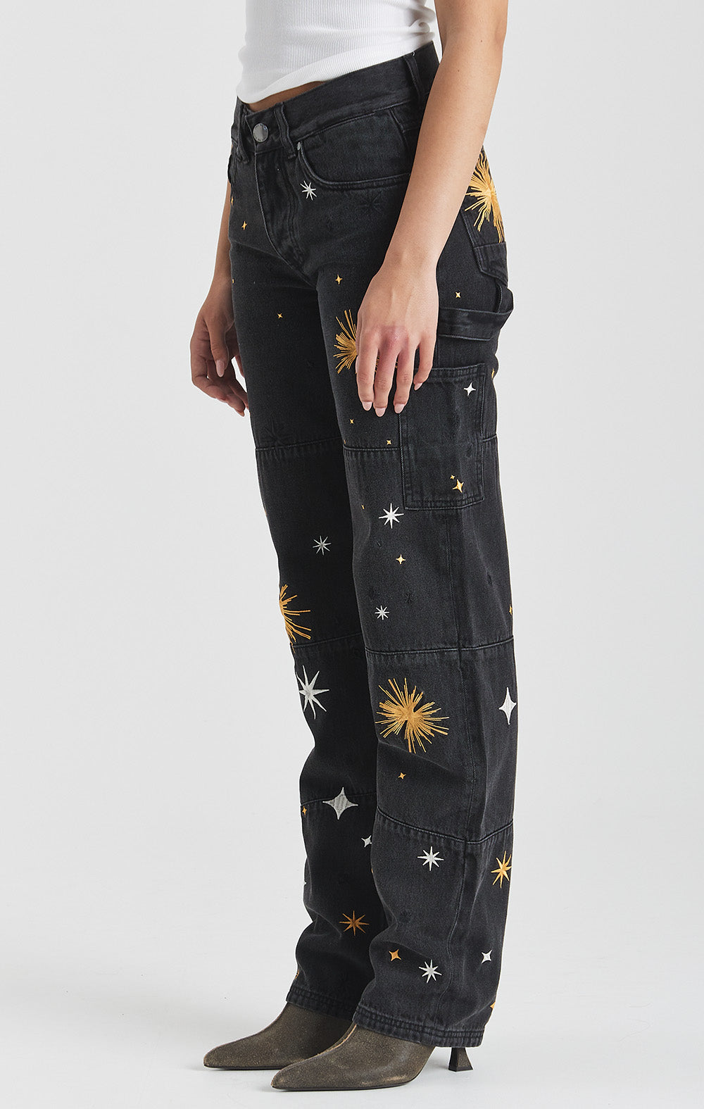 Bright Shooting Star Denim Jeans - ONLY THE BLIND™