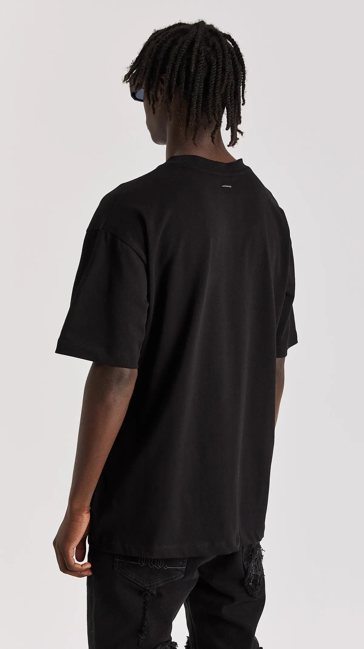 Black Crew Logo T-Shirt - ONLY THE BLIND™