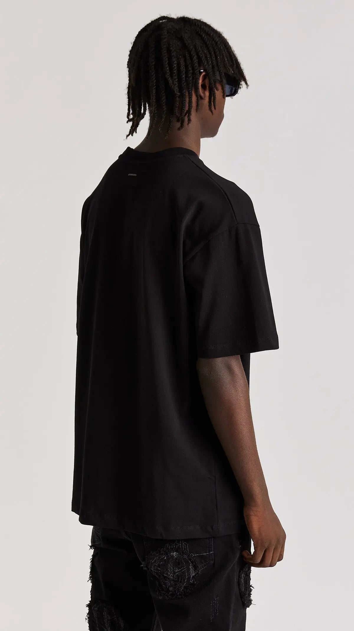 Black Crew Logo T-Shirt - ONLY THE BLIND™