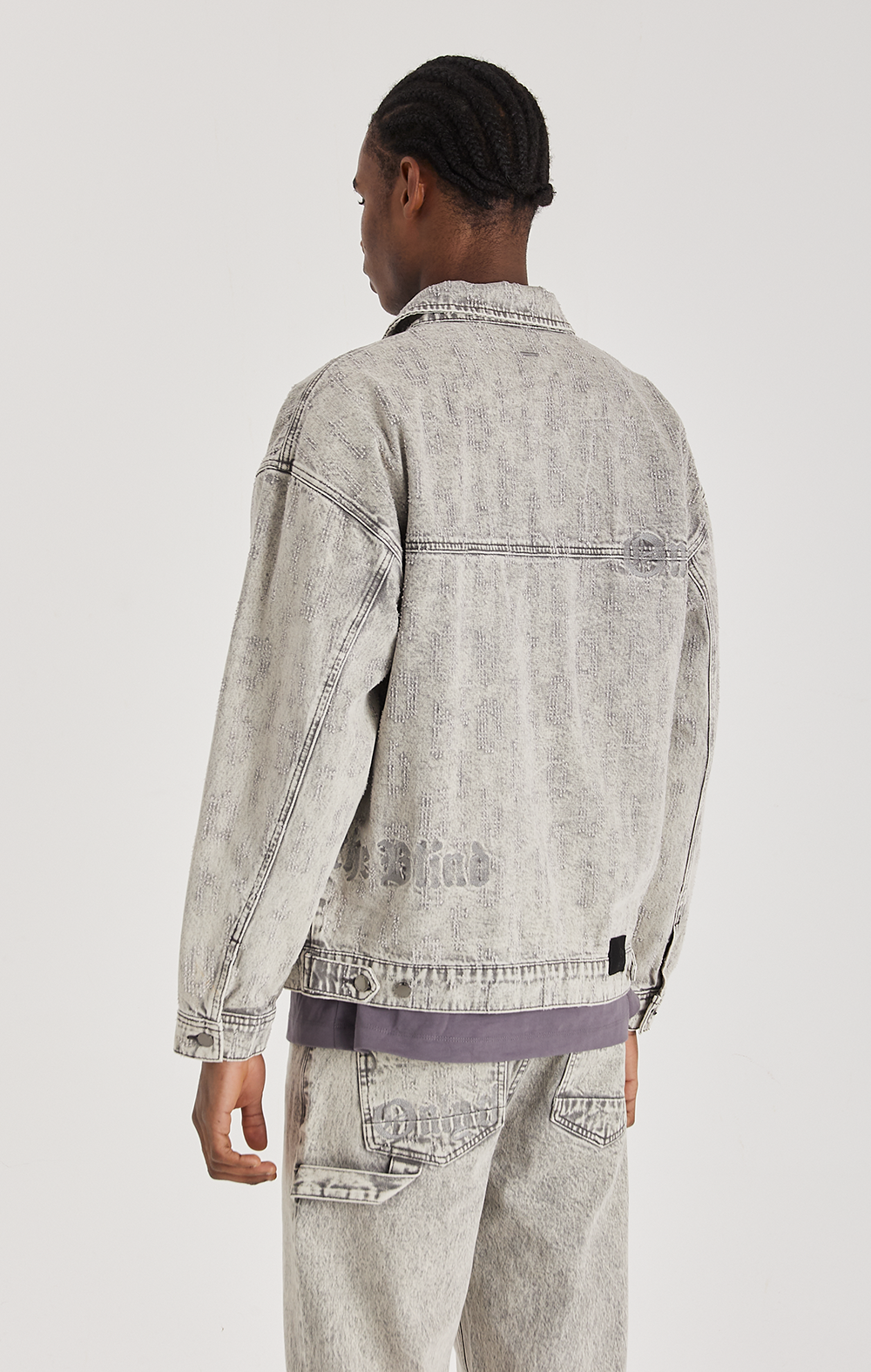 GREY ECLIPSE DENIM JACKET - ONLY THE BLIND™