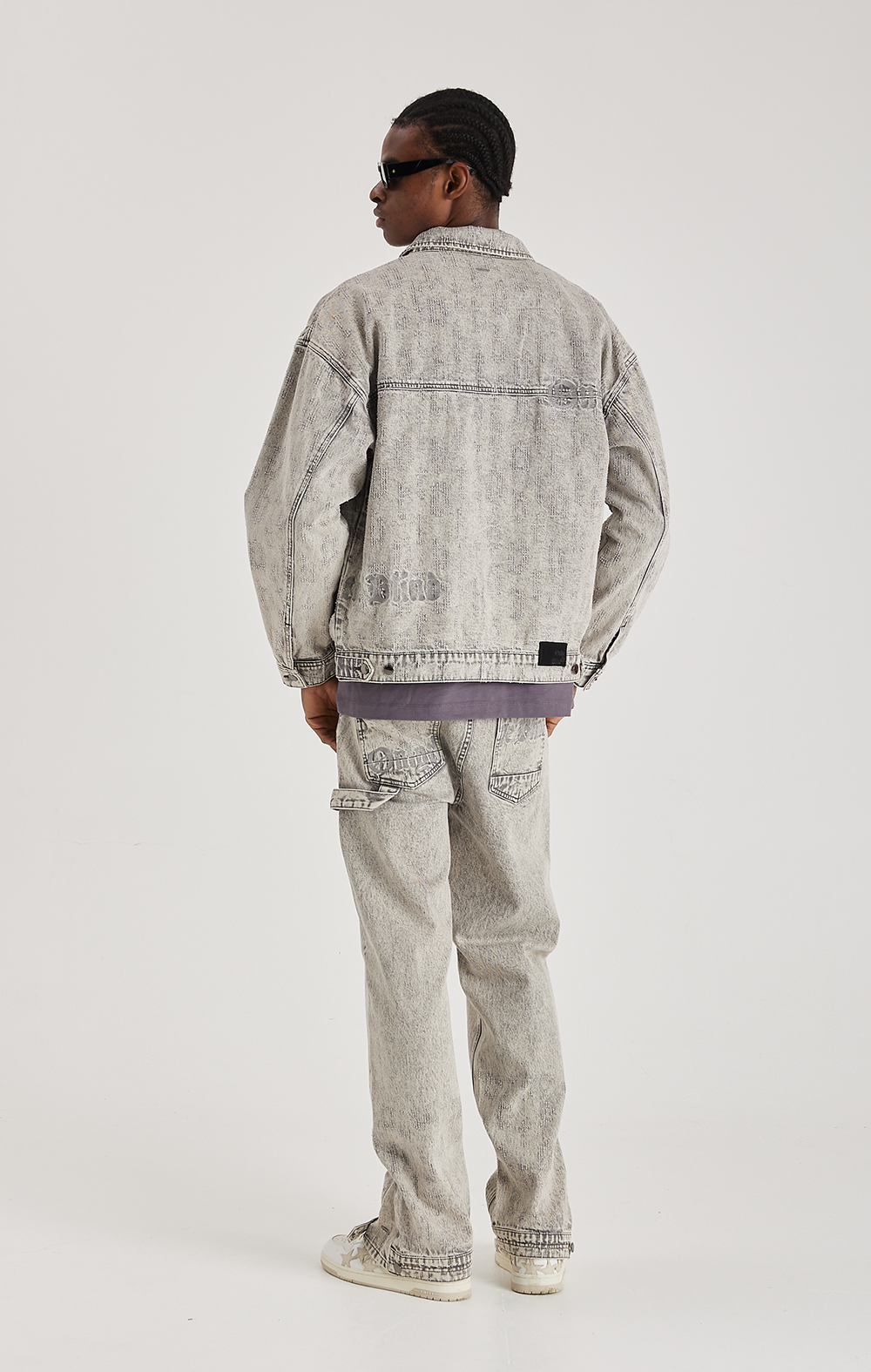 GREY ECLIPSE DENIM JACKET - ONLY THE BLIND™