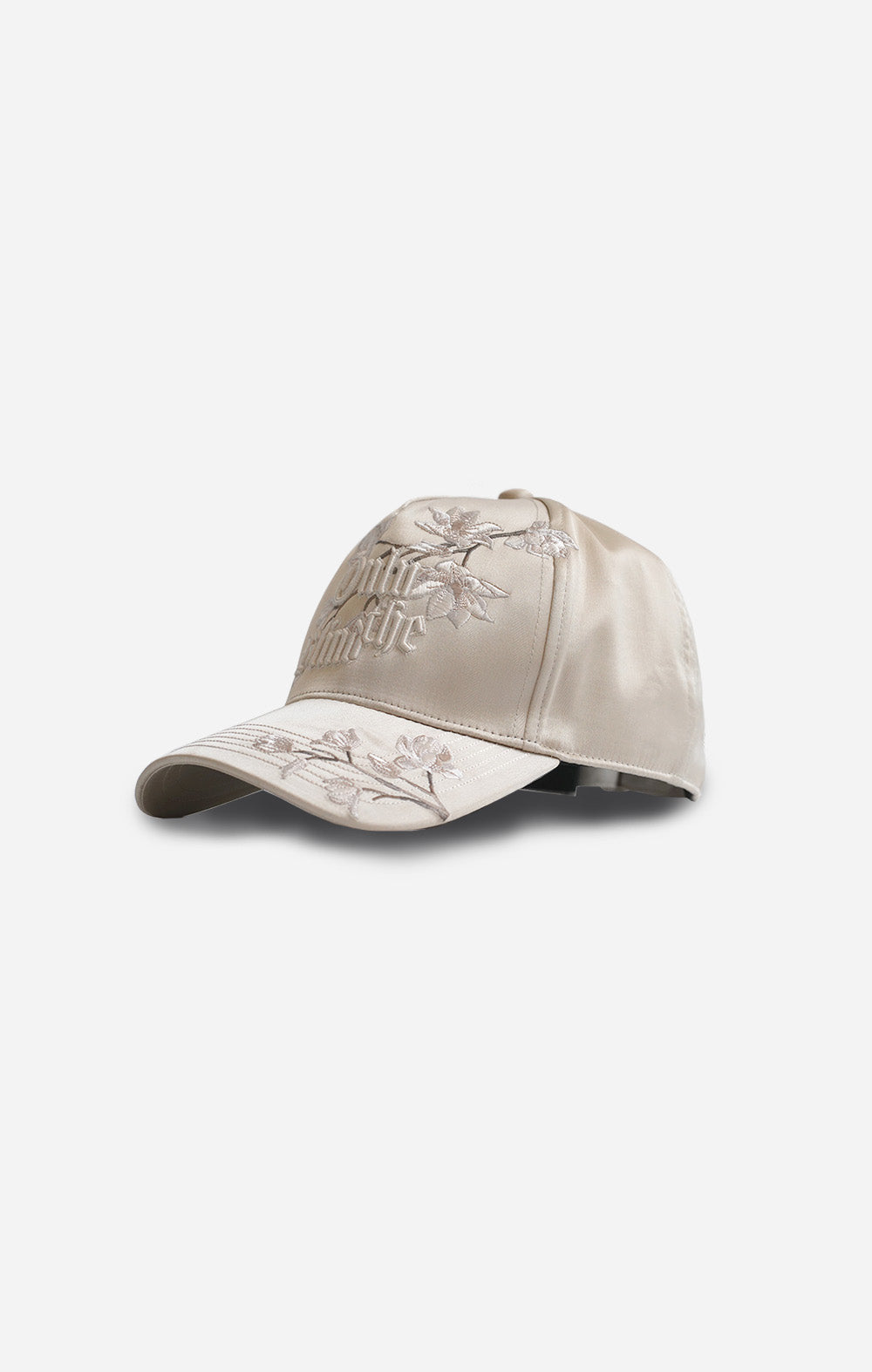 Satin Floral Cap