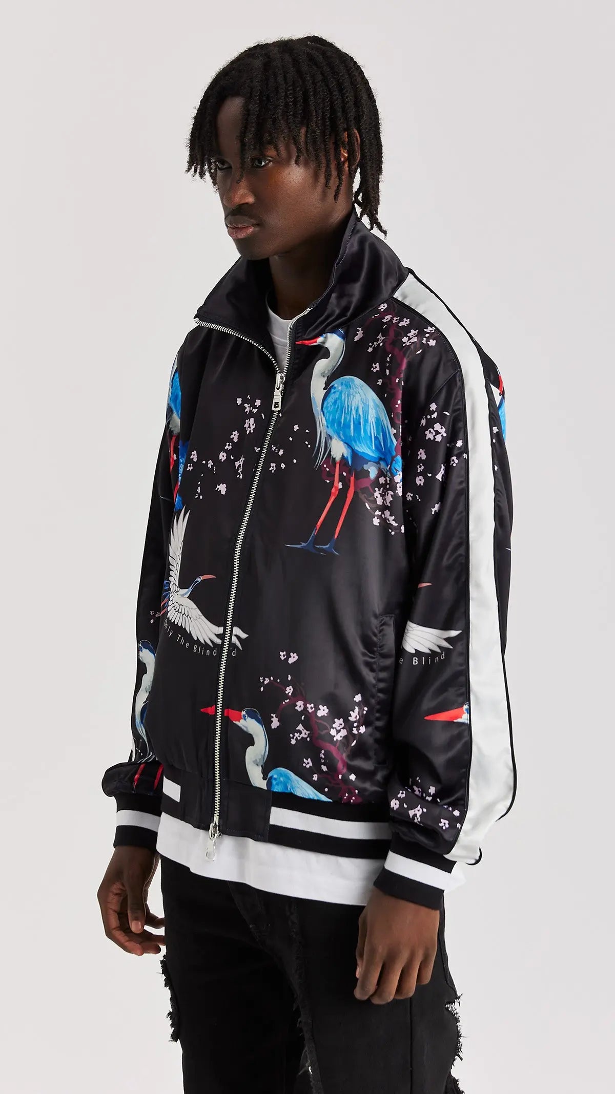 Satin Heron Jacket - ONLY THE BLIND™