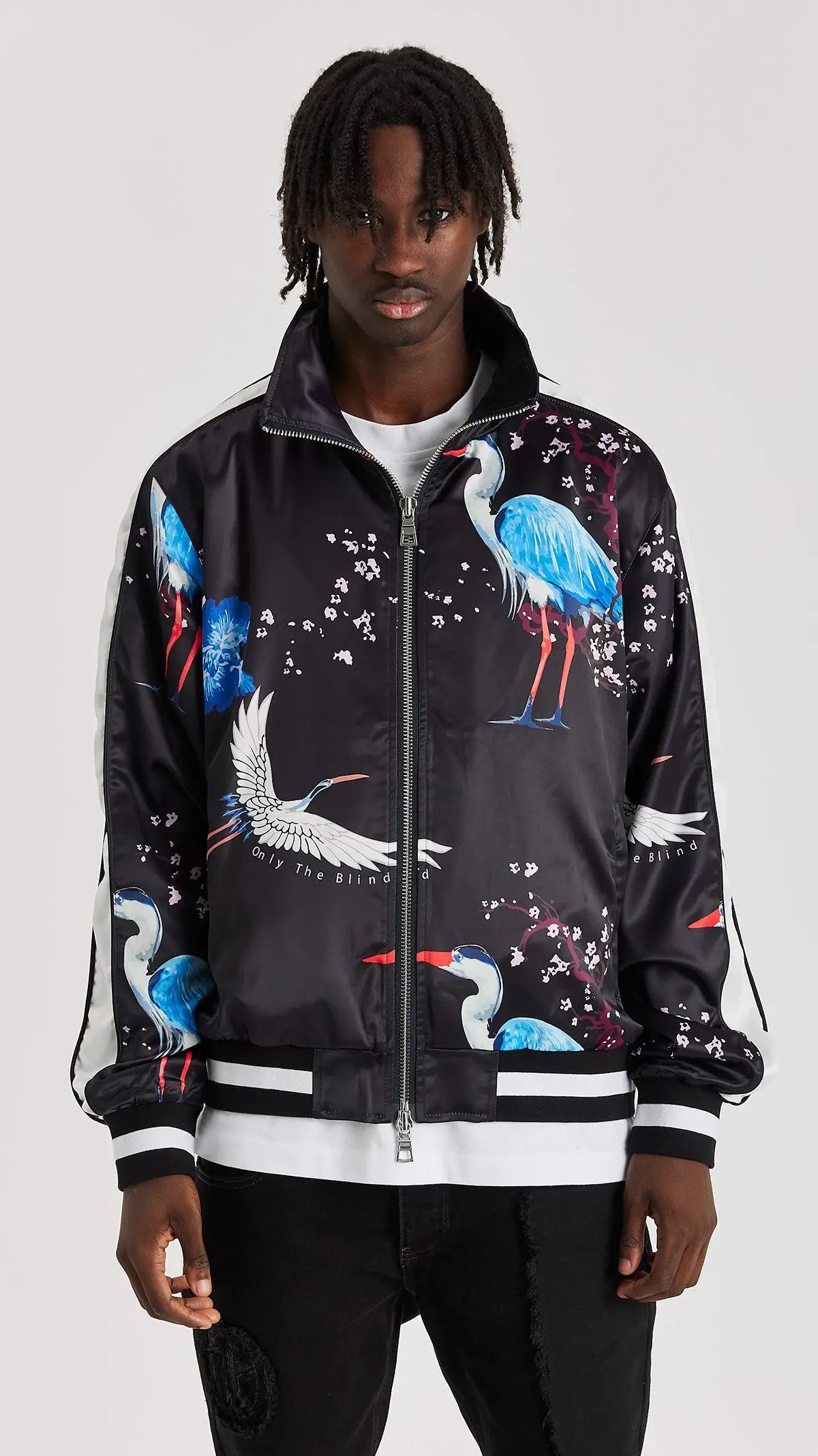 Satin Heron Jacket - ONLY THE BLIND™