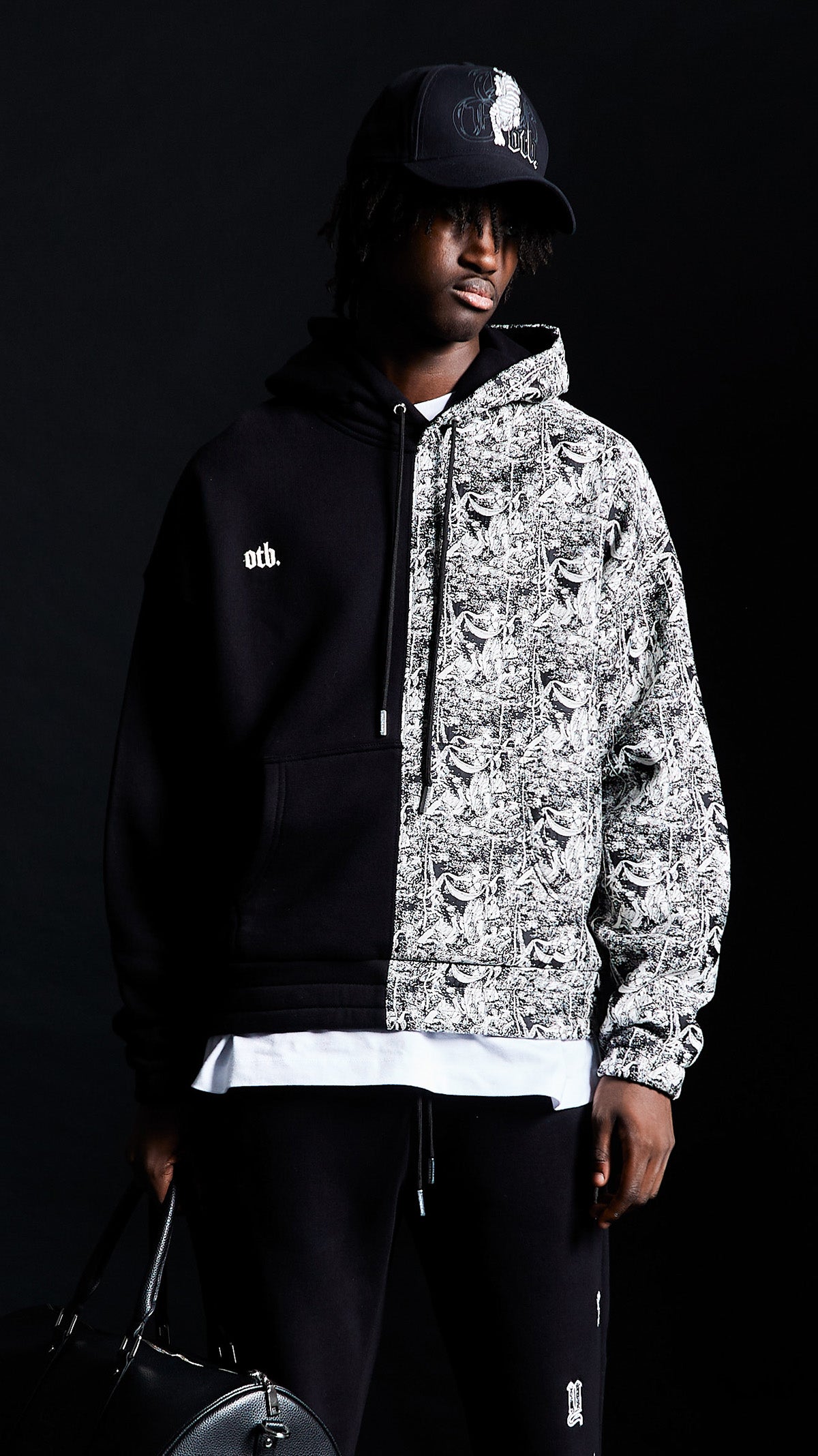 Split Jacquard Hoodie - ONLY THE BLIND™