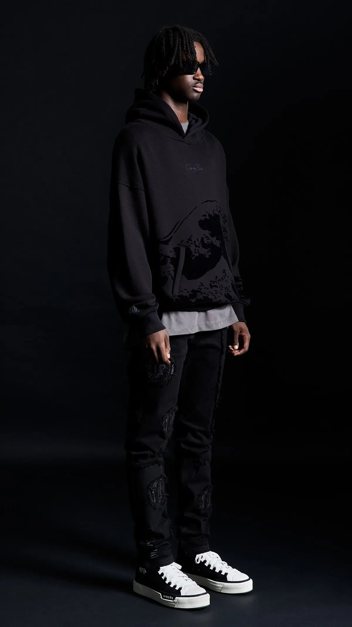 Onyx Wave Hoodie - ONLY THE BLIND™