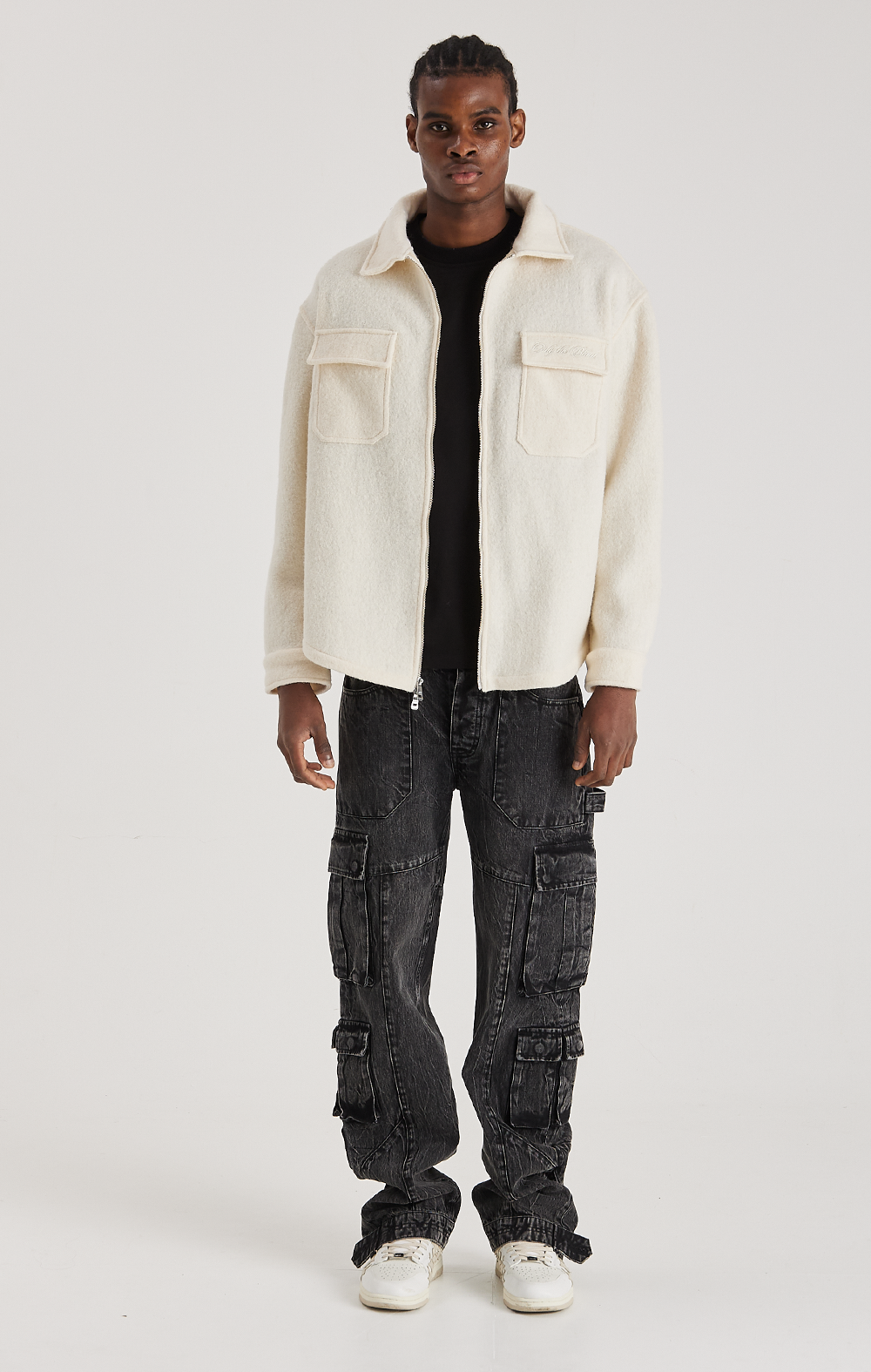ECRU WOOL SHIRT ONLY THE BLIND