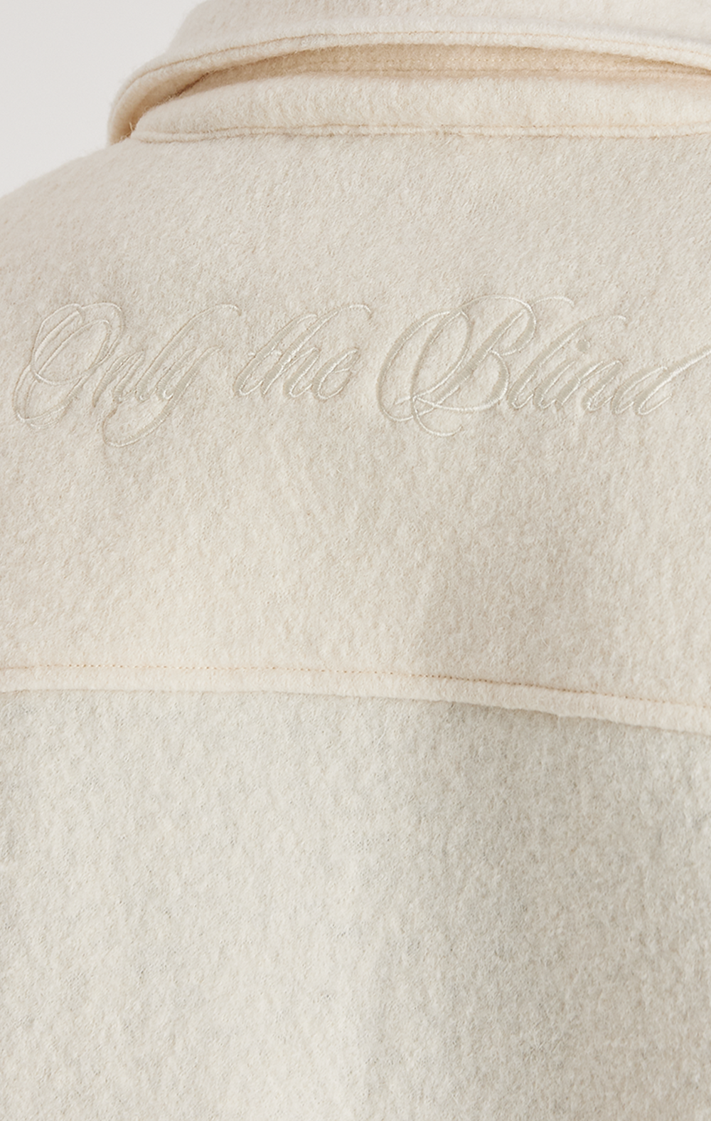 GLACIER WOOL OVERSHIRT - ONLY THE BLIND™
