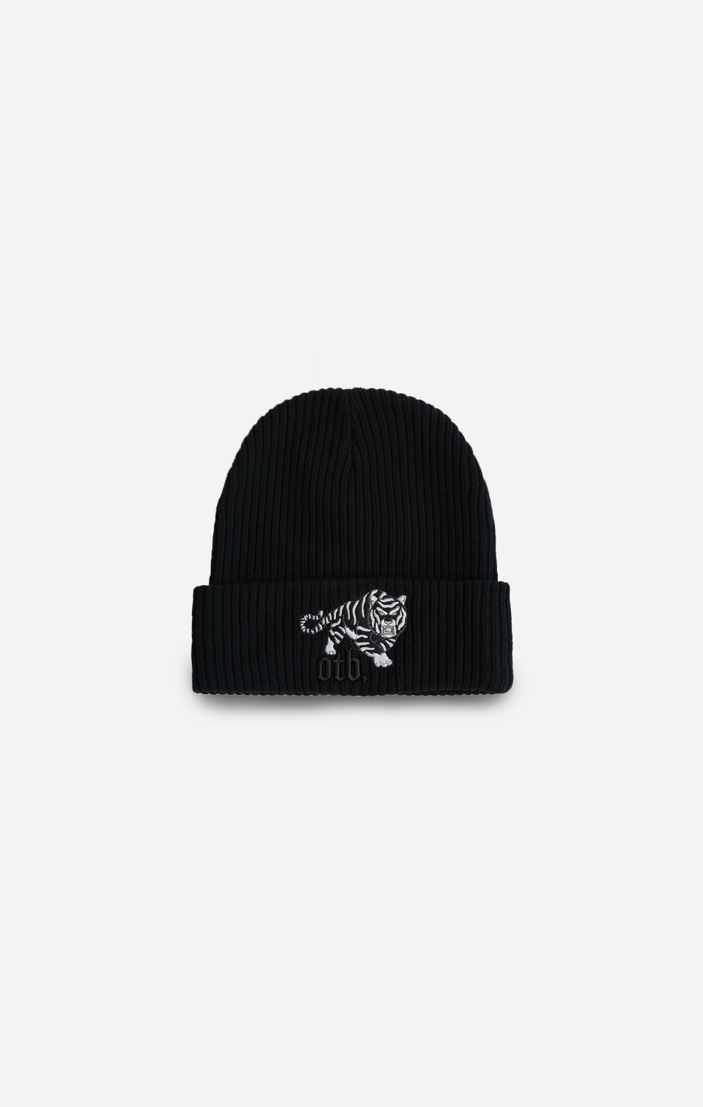 BLACK TIGER BEANIE HAT