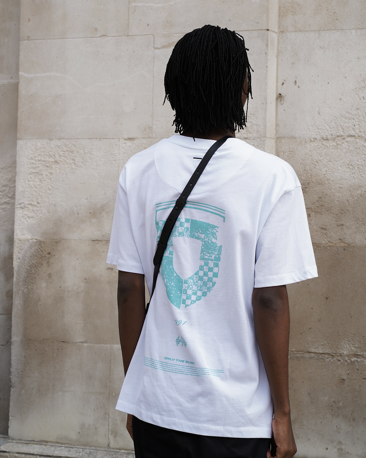 WHITE MOTORSPORT T-SHIRT - ONLY THE BLIND™