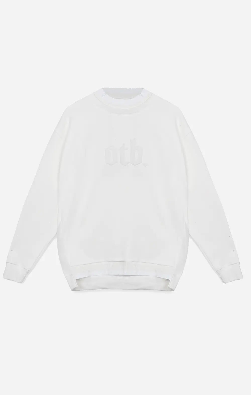 Ivory High-Neck Sweatshirt - ONLY THE BLIND™