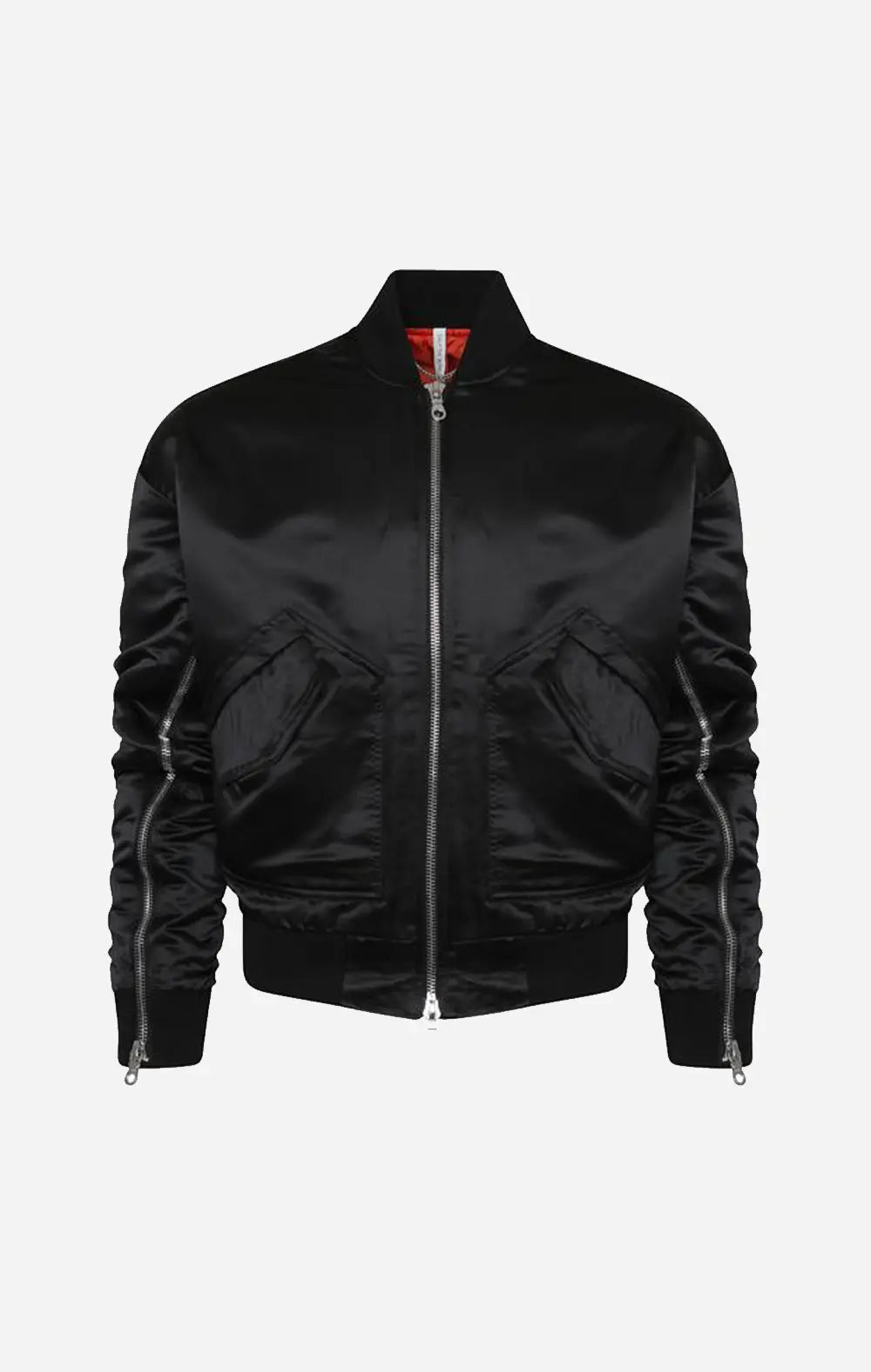 Signature Satin Black Bomber