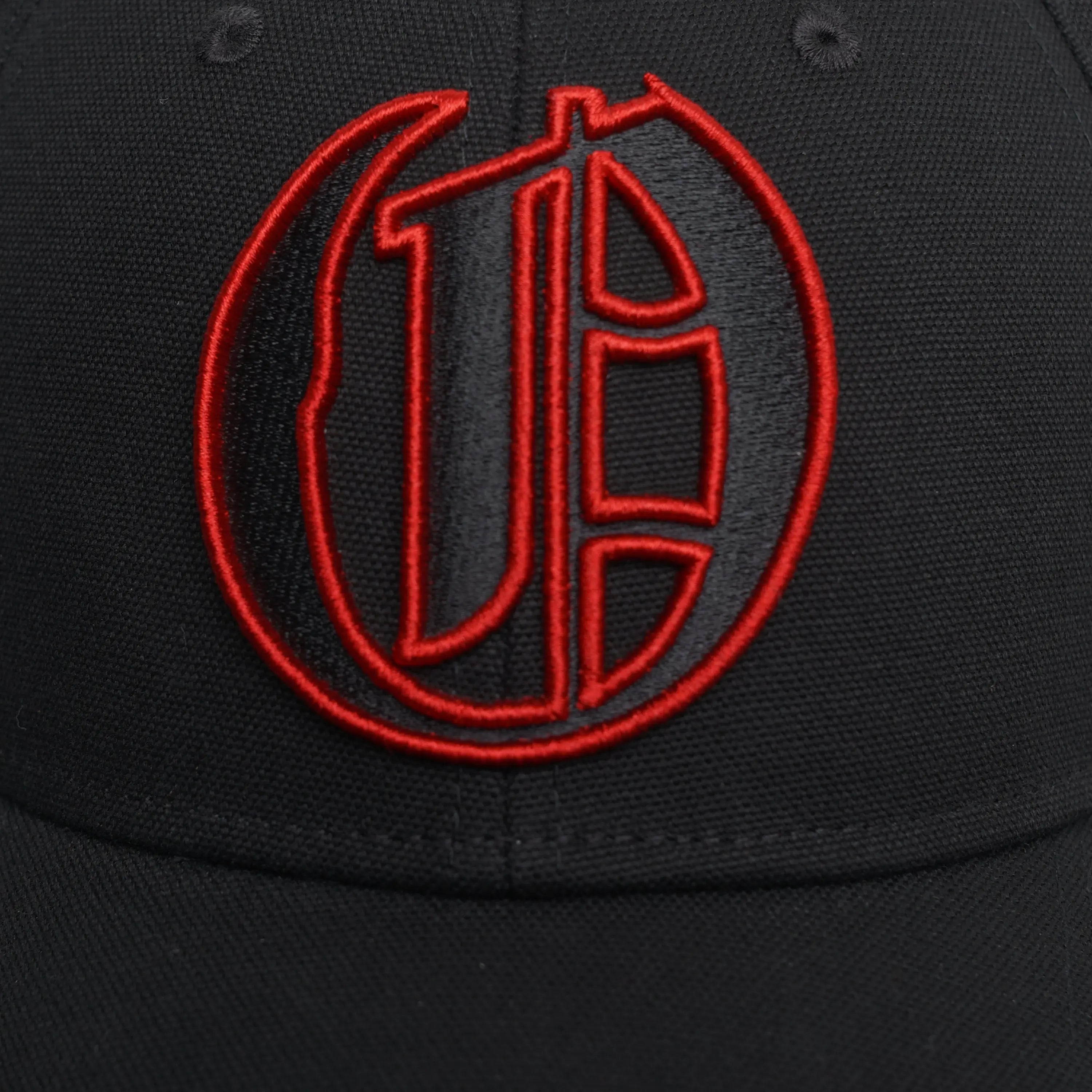 Black & Red Crew Baseball Cap - ONLY THE BLIND™