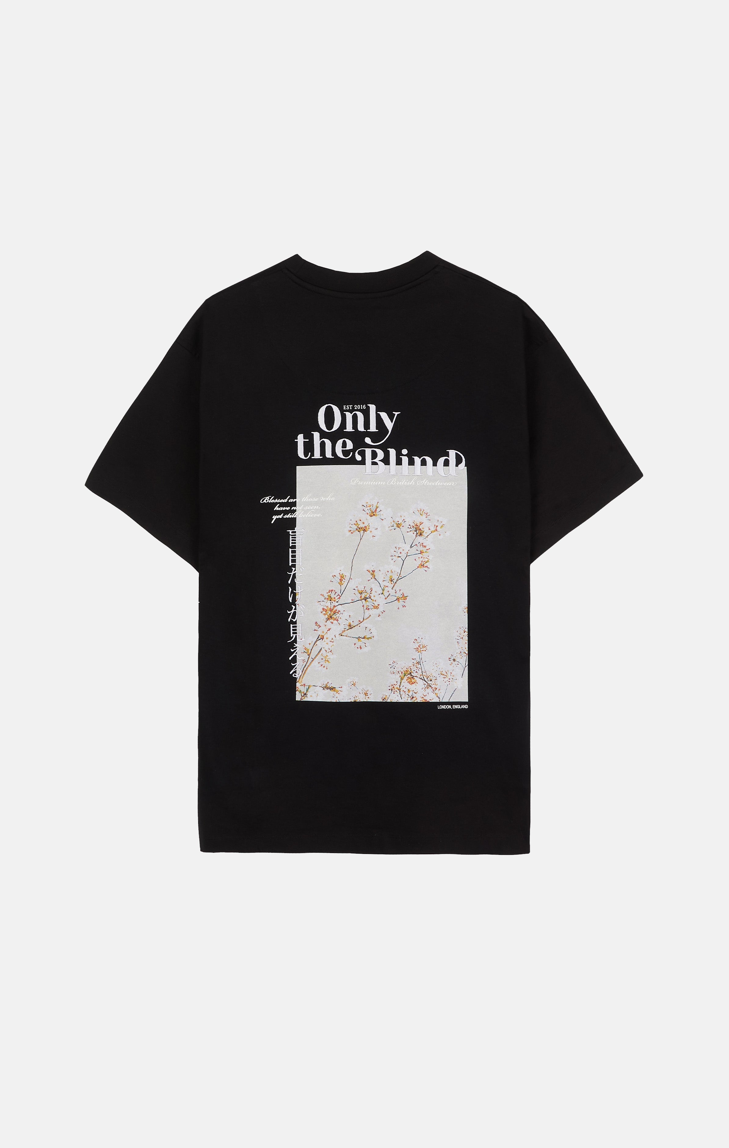 Black Blossom Graphic T-shirt