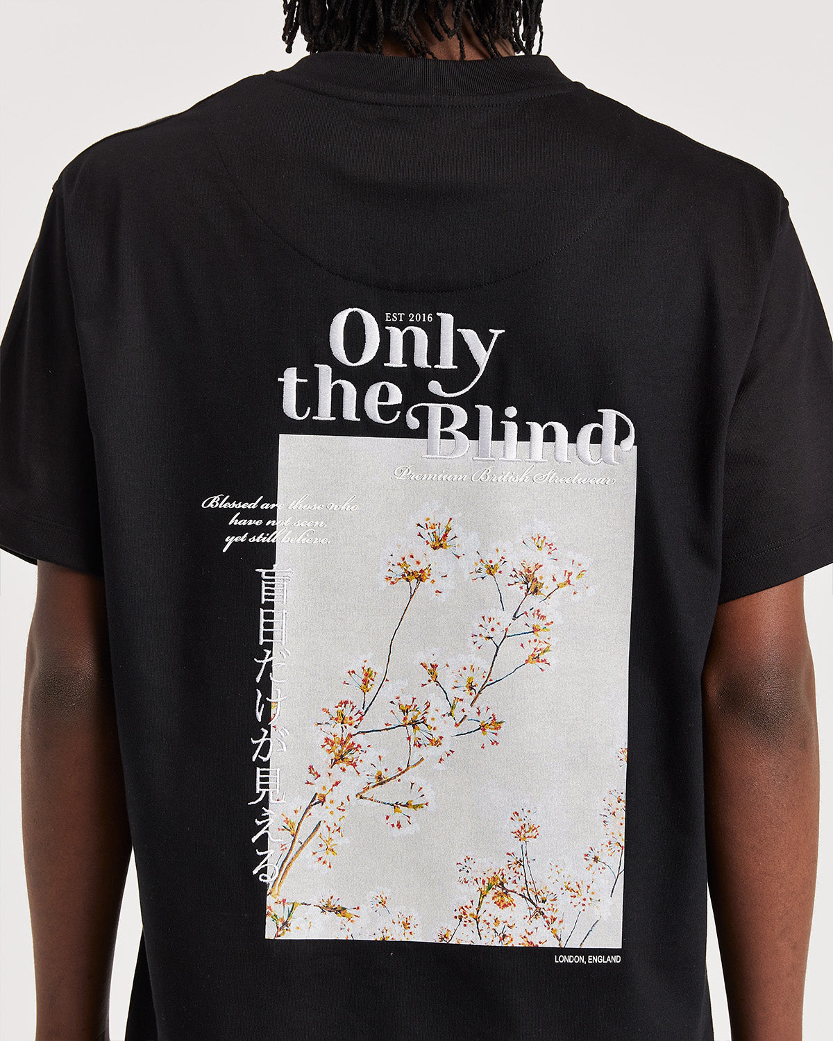 Black Blossom Graphic T-shirt