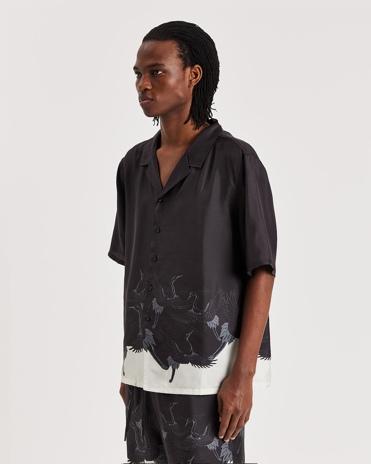Crane Silk Shirt - ONLY THE BLIND™