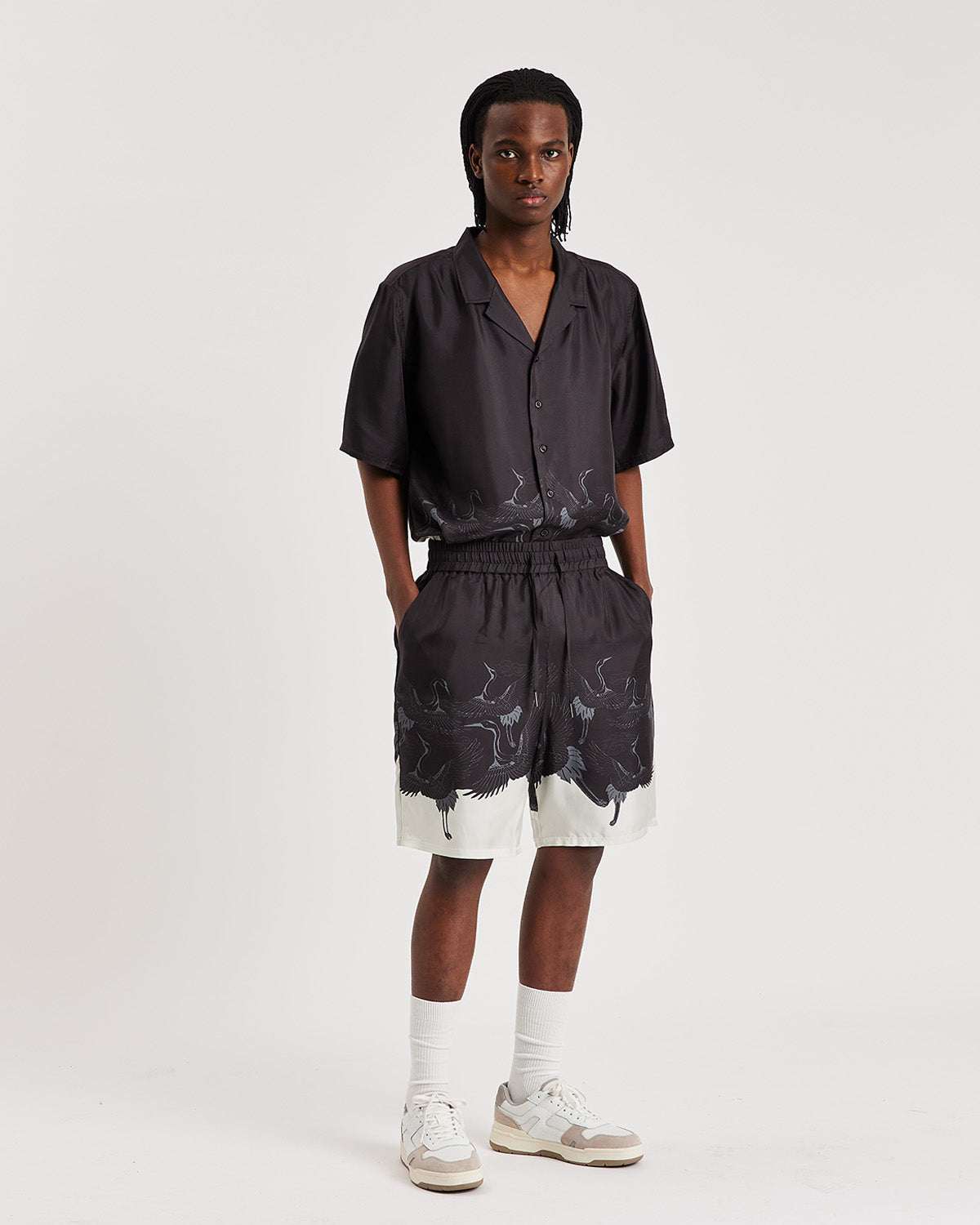 Crane Silk Shirt - ONLY THE BLIND™