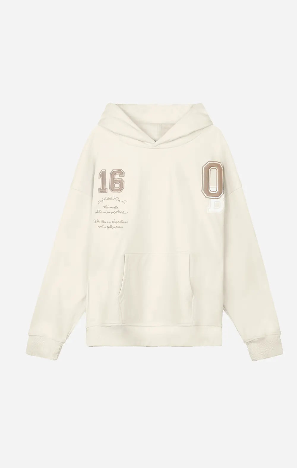 SAND VARSITY HOODIE