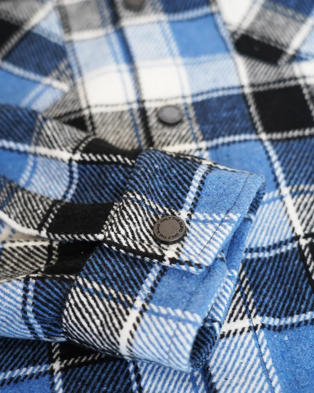 Navy Check Flannel Shirt - ONLY THE BLIND™