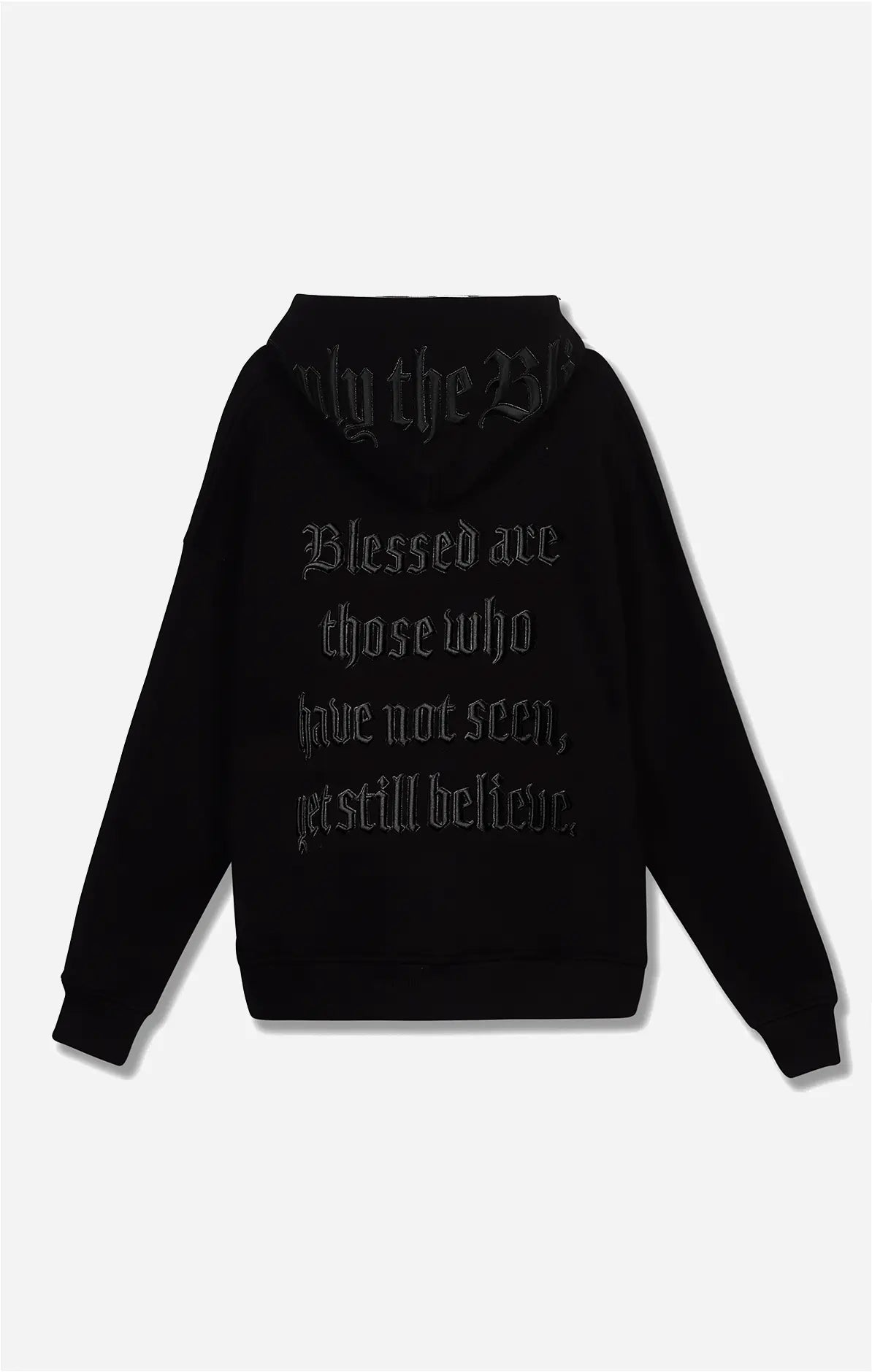 Black Blossom Statement Hoodie - ONLY THE BLIND™