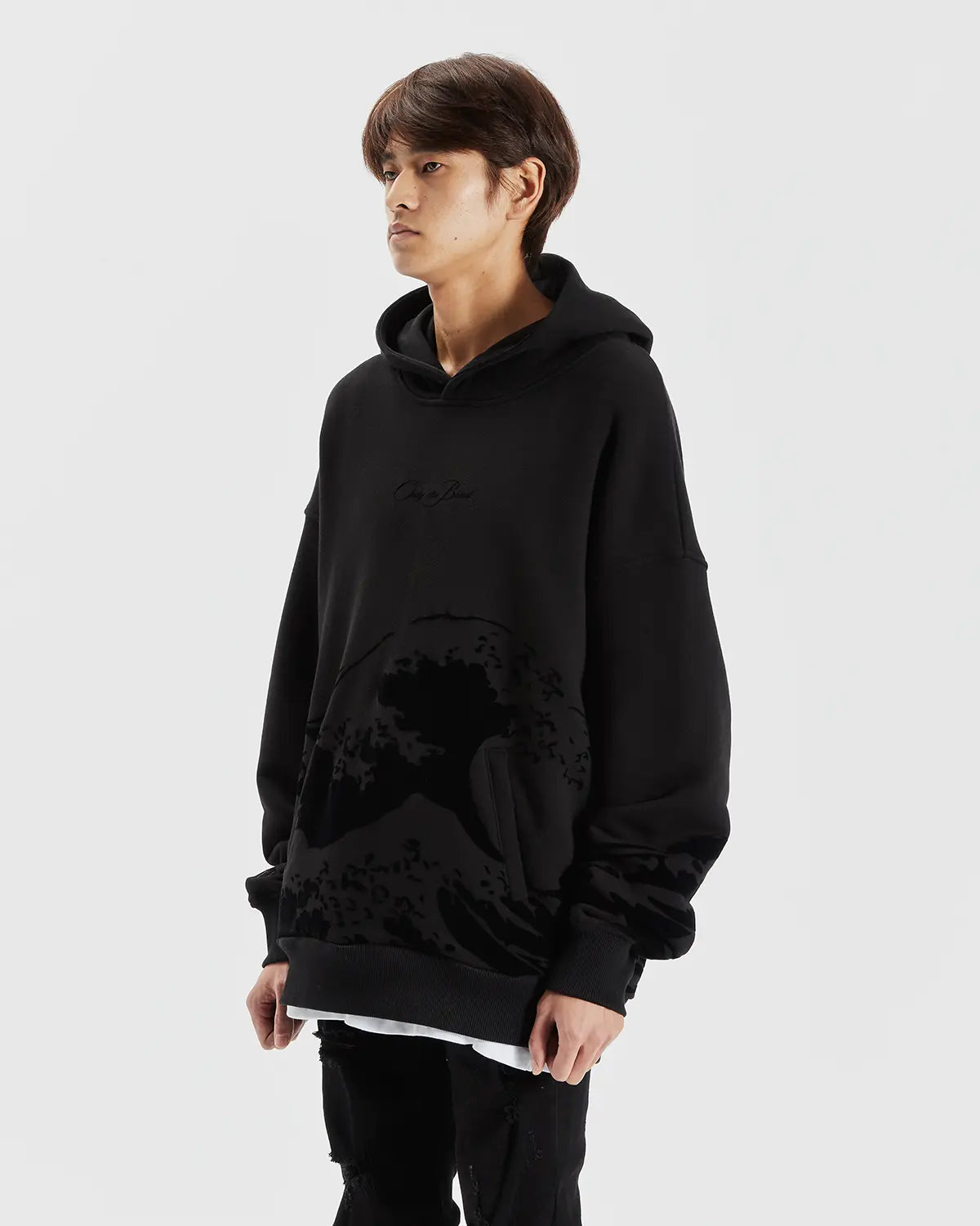 Onyx Wave Hoodie - ONLY THE BLIND™